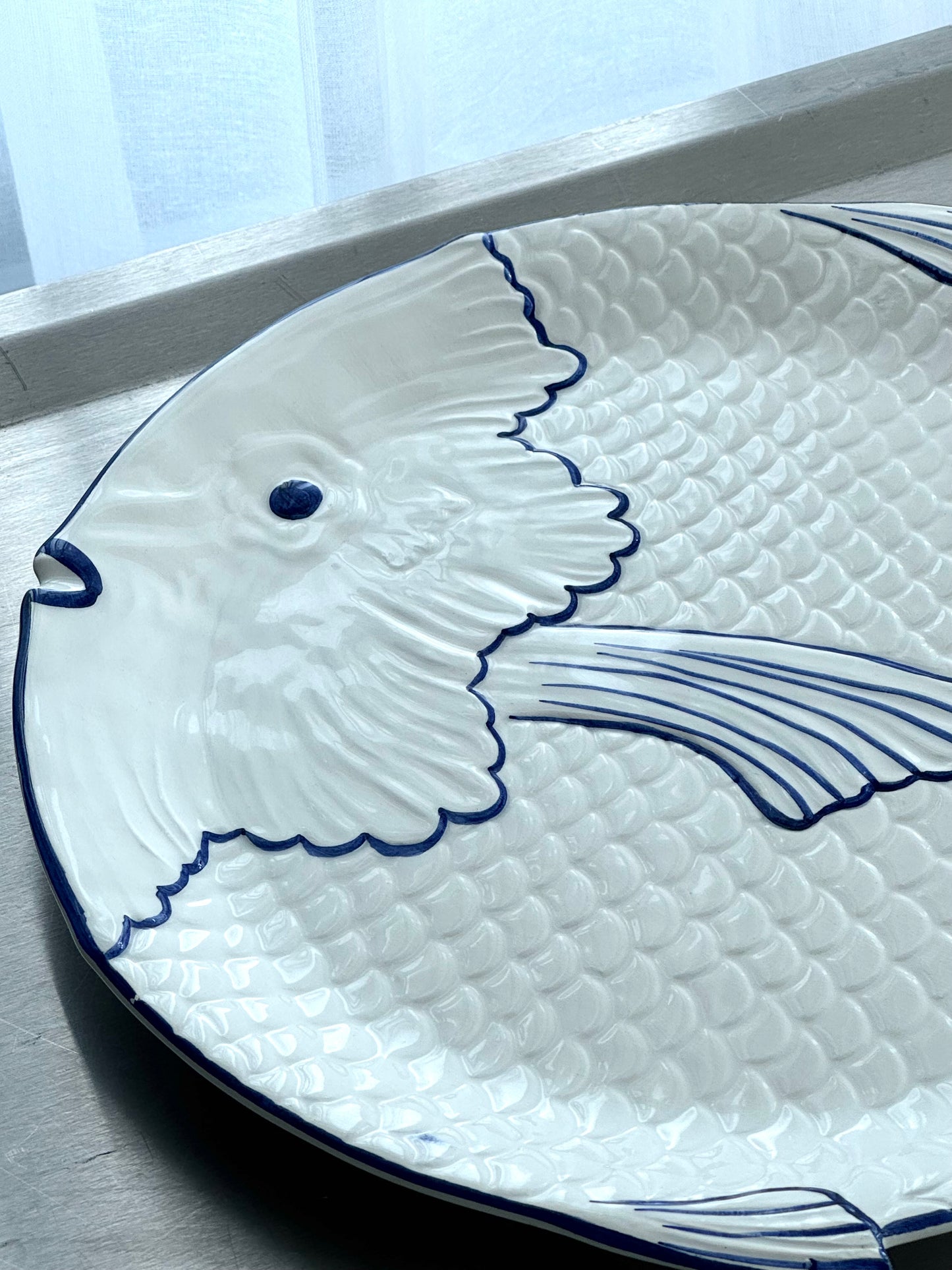 Ceramic fish dis