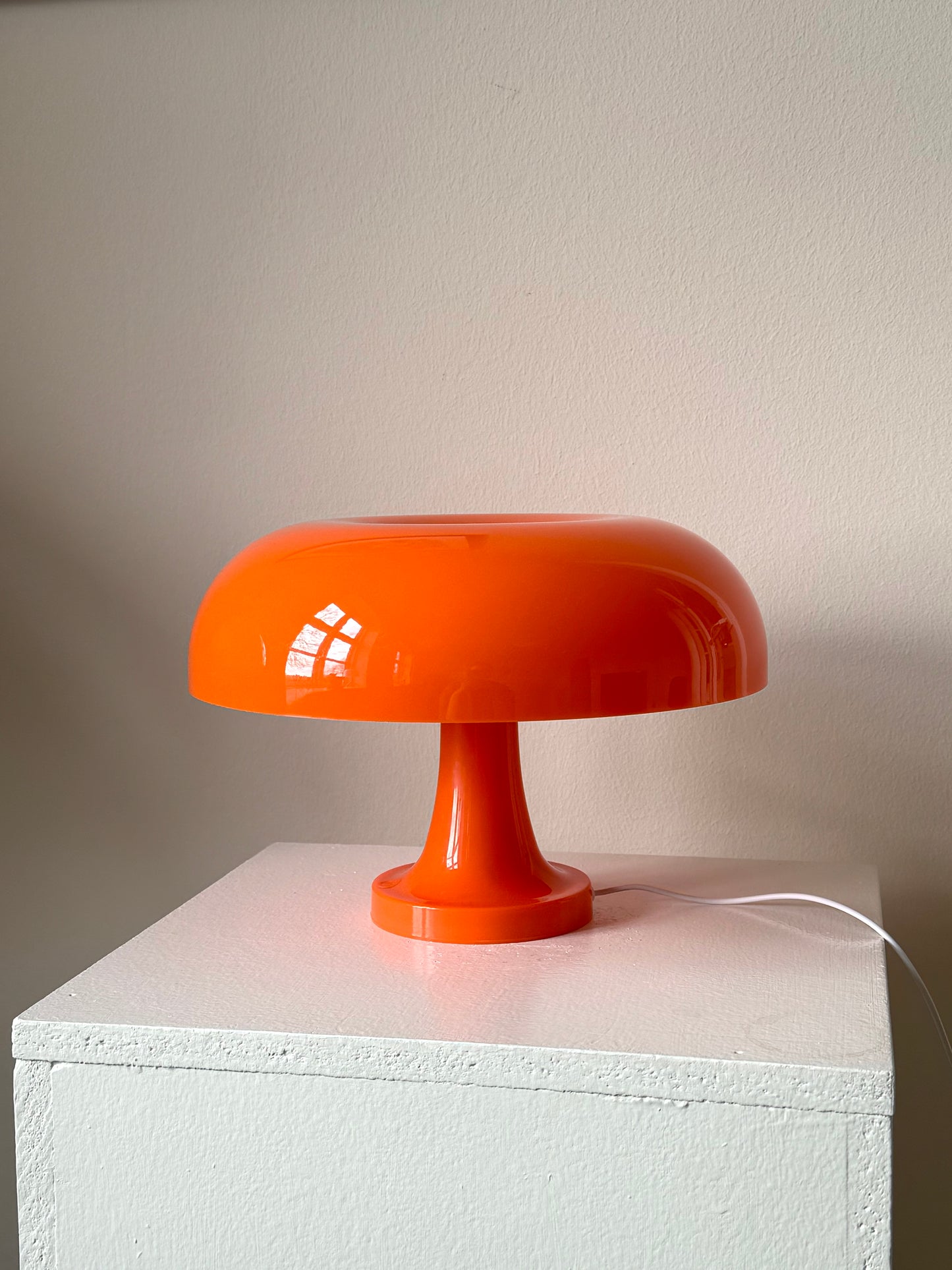 Orange table lamp