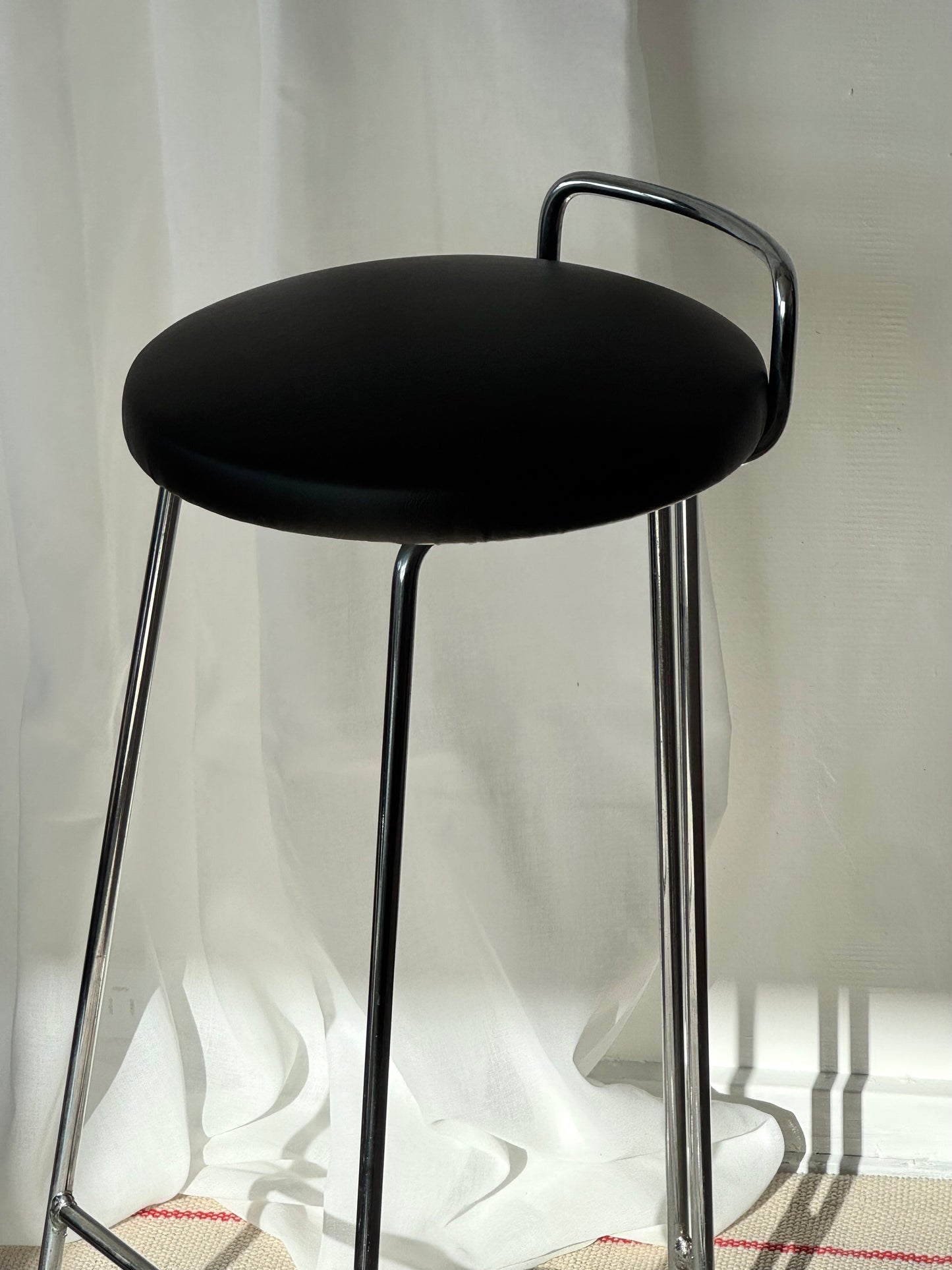 Chrome stool