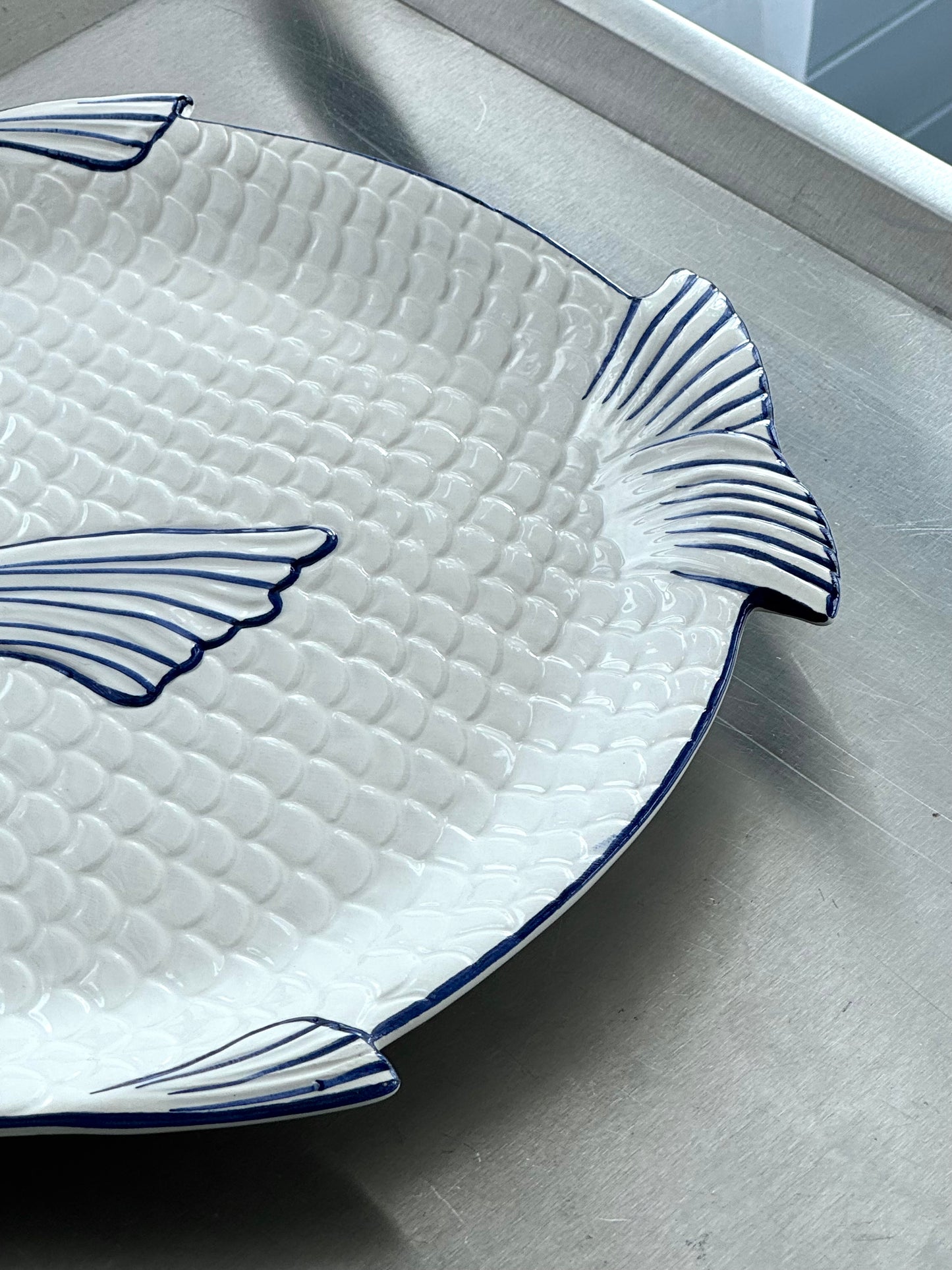 Ceramic fish dis