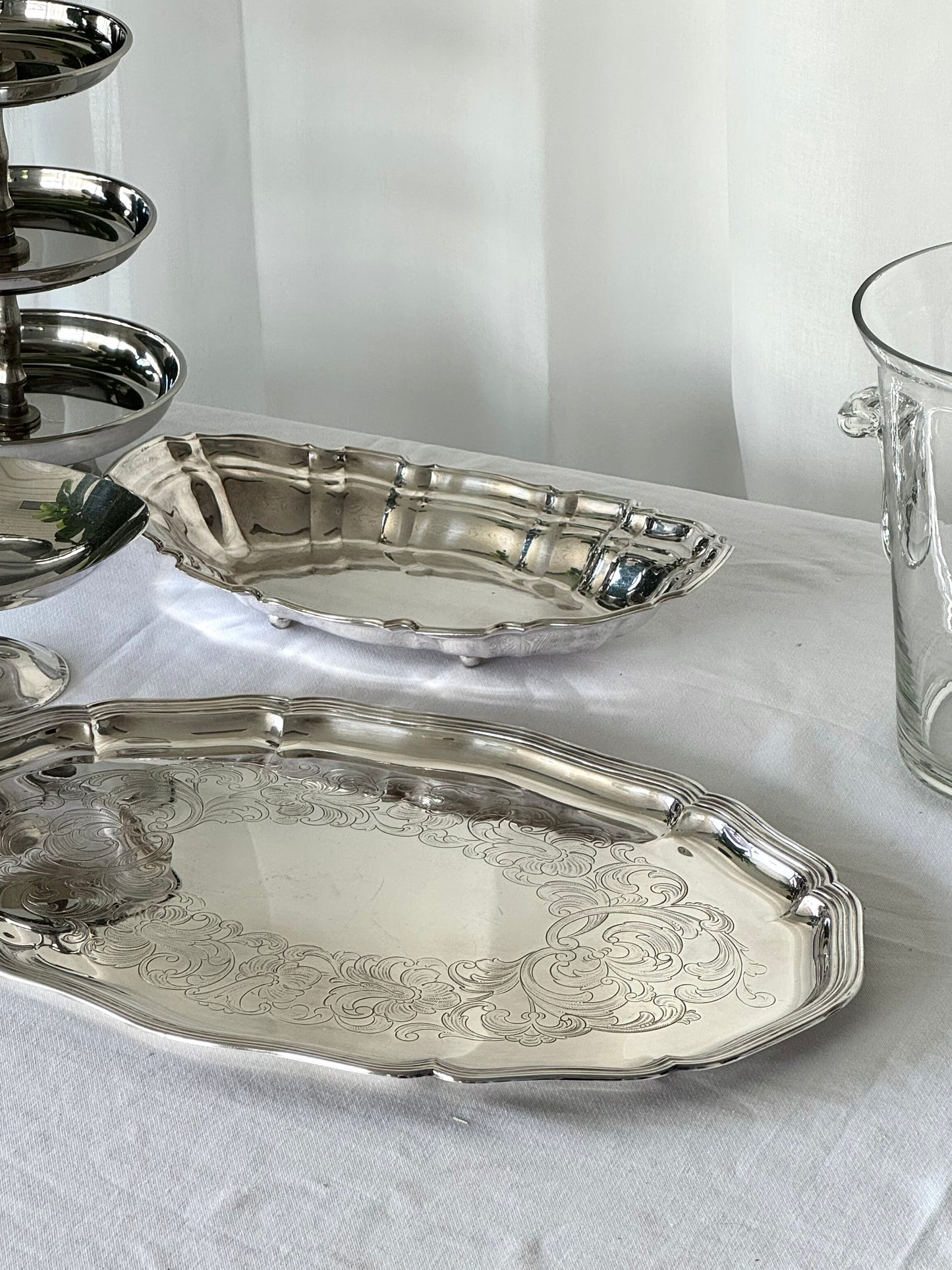 English Silver plate bowl