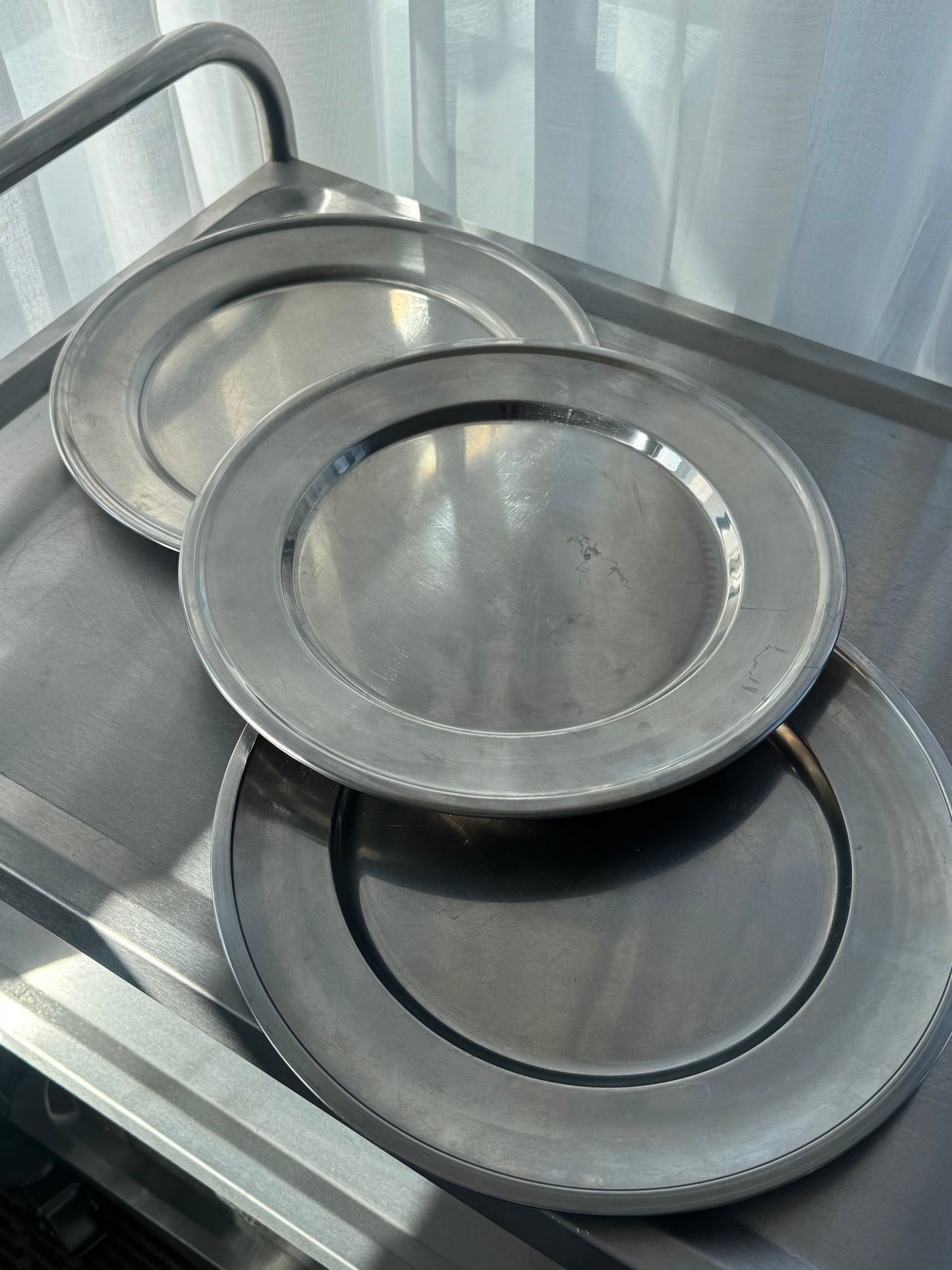 3 Steel dishes