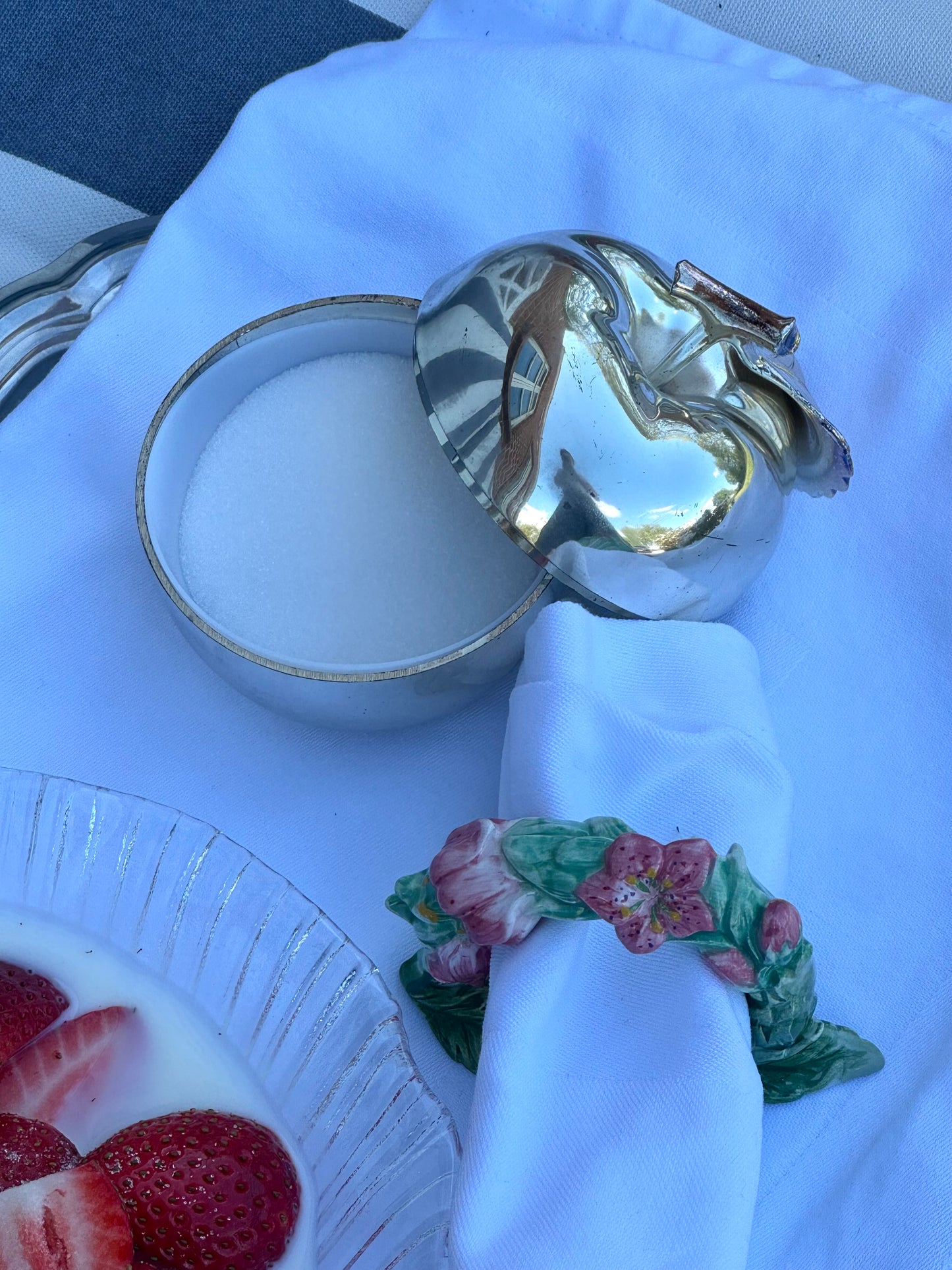 Silver plated apple