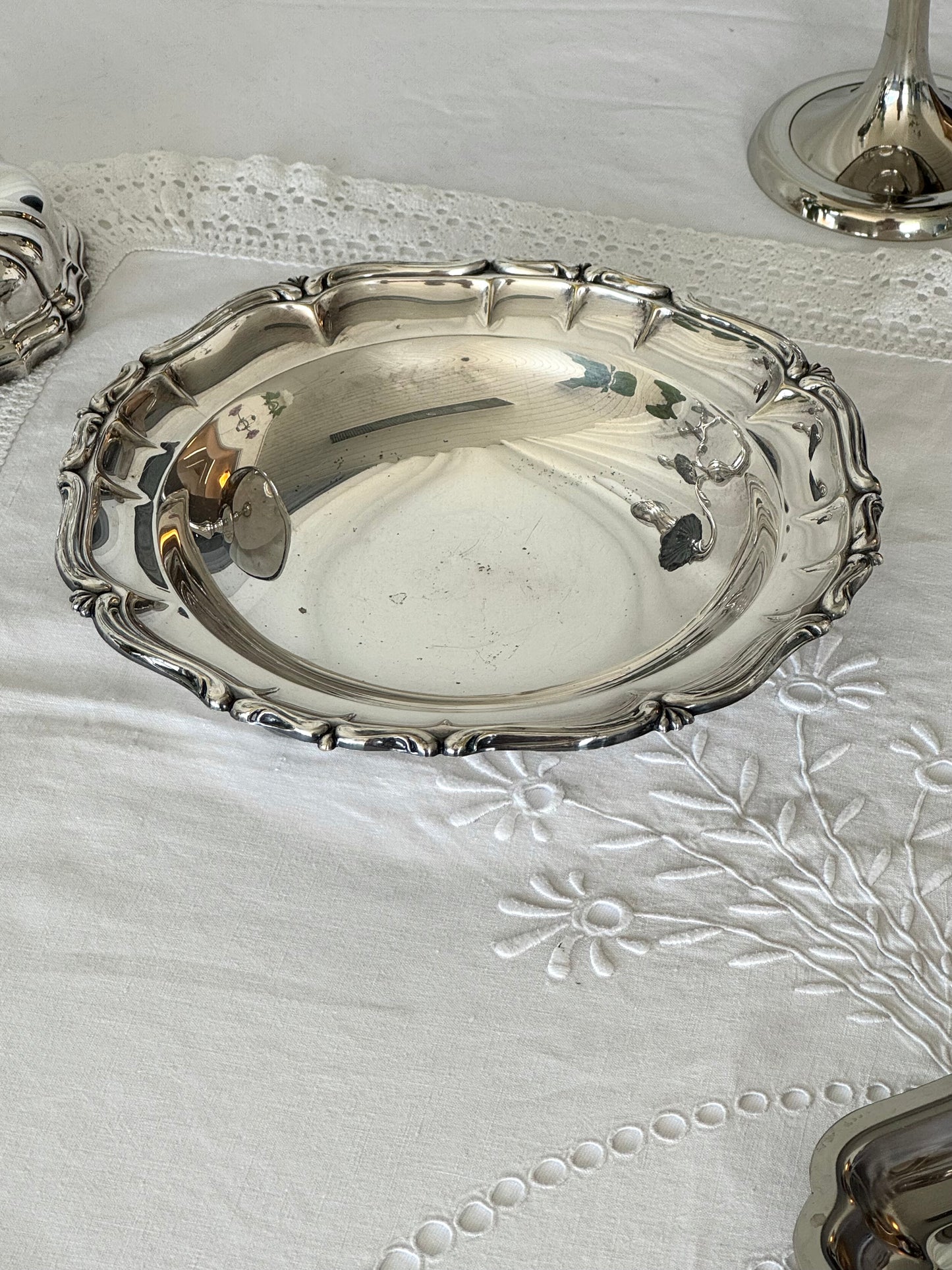 Silver plated bowl