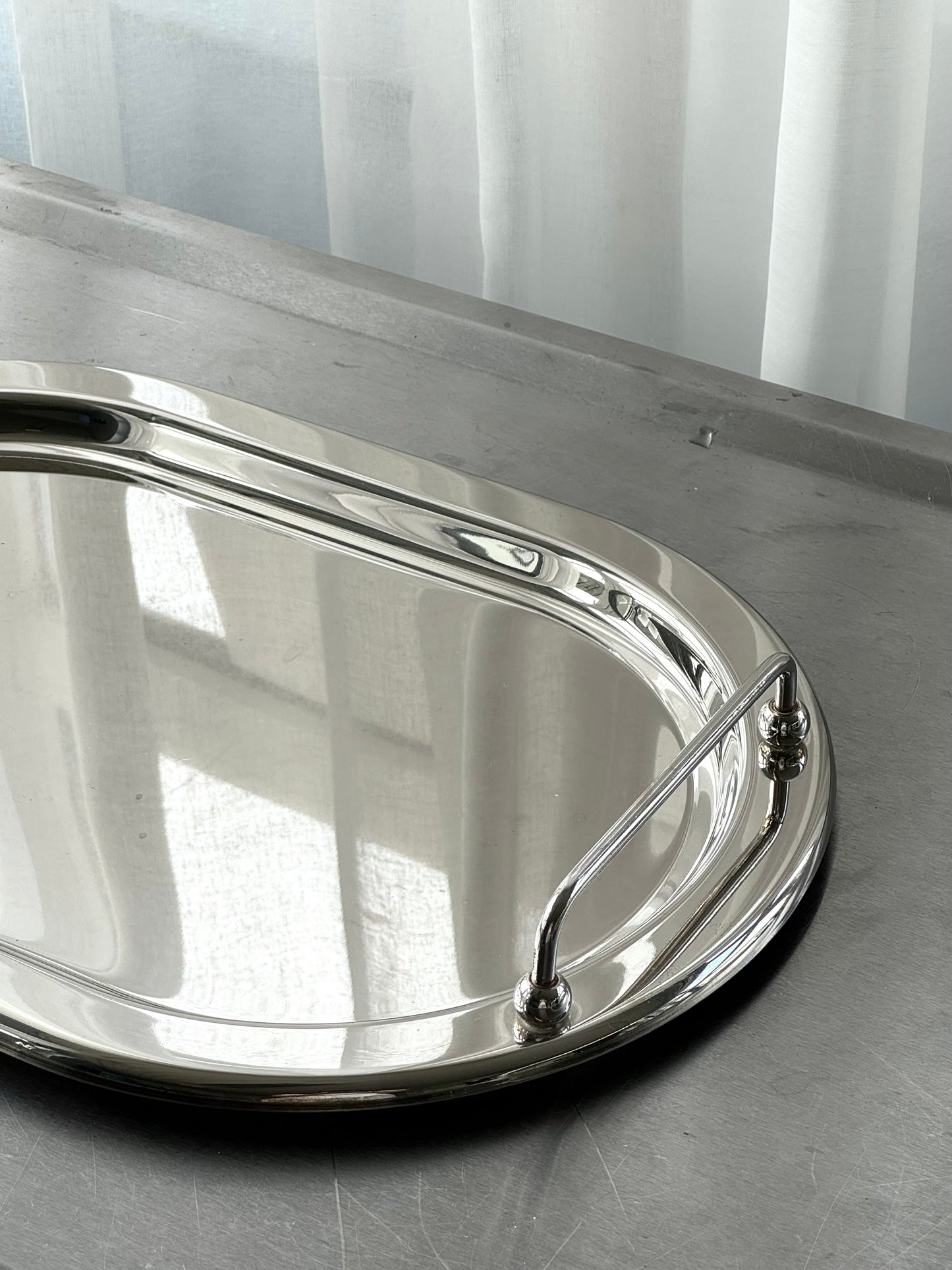 Chrome tray