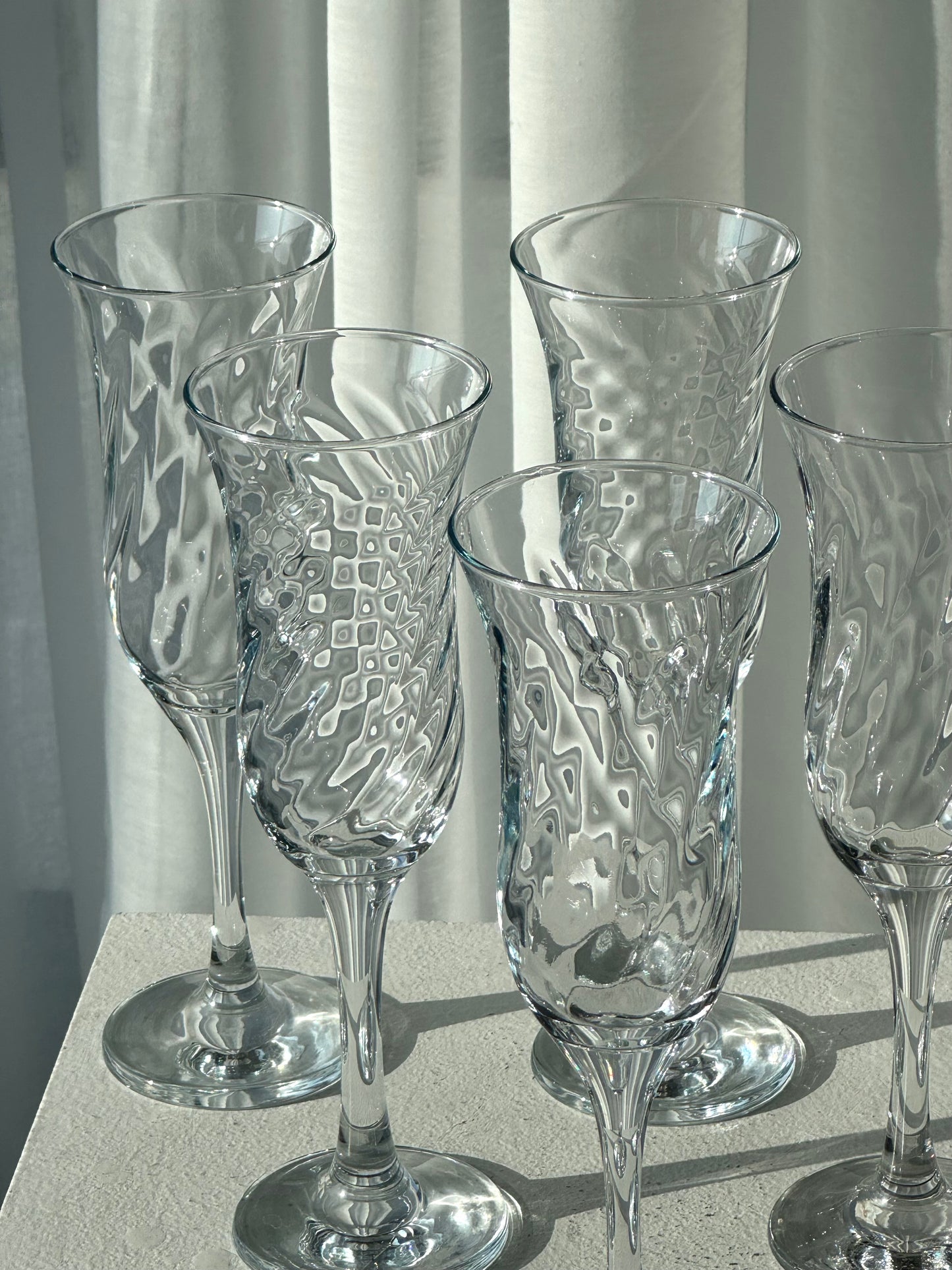 Champagne glasses
