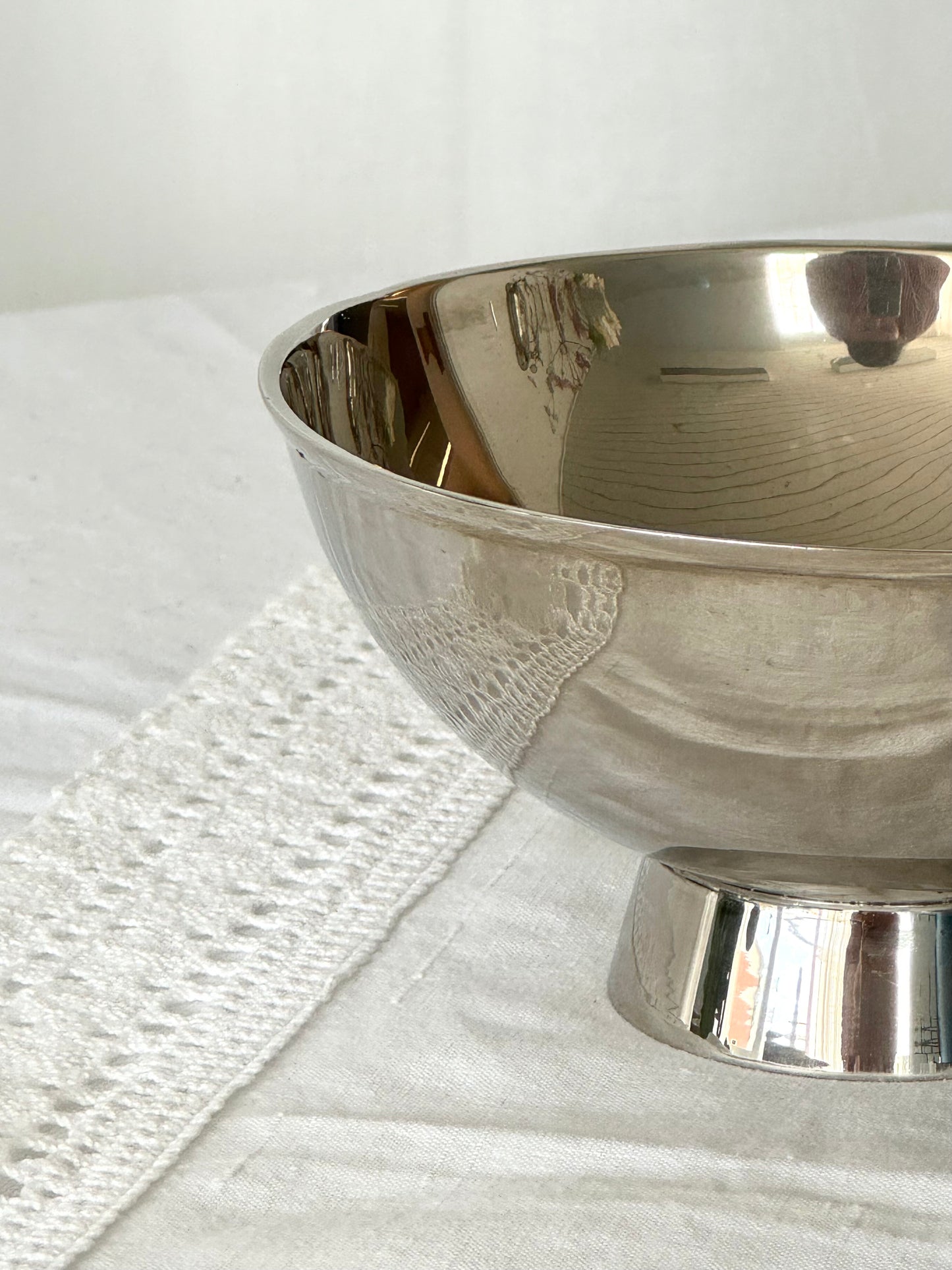 Silver plated bowl
