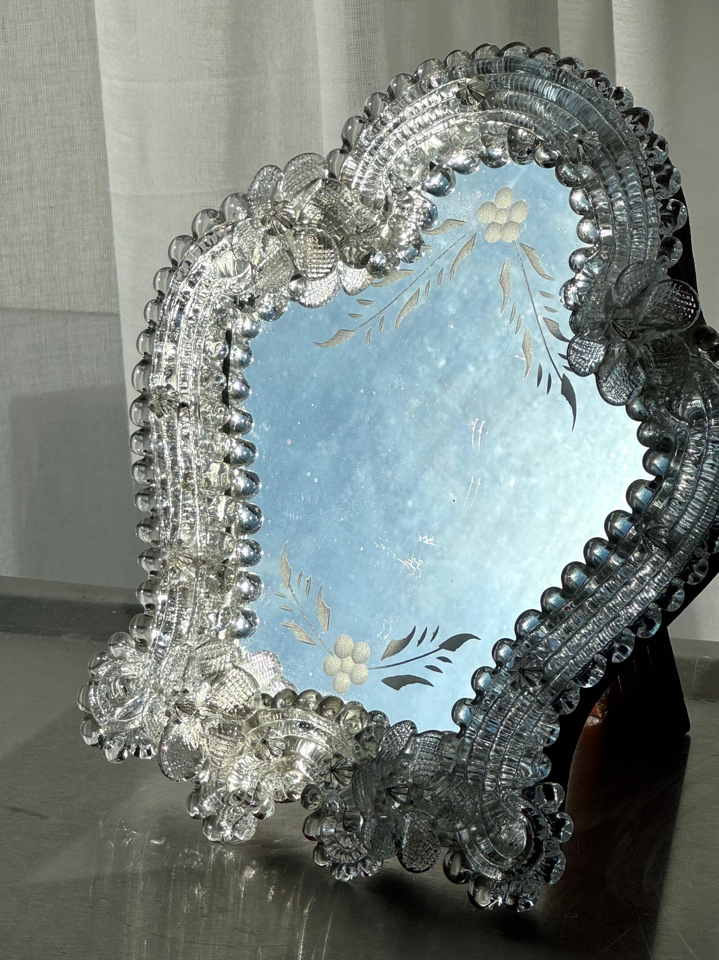 Murano table mirror