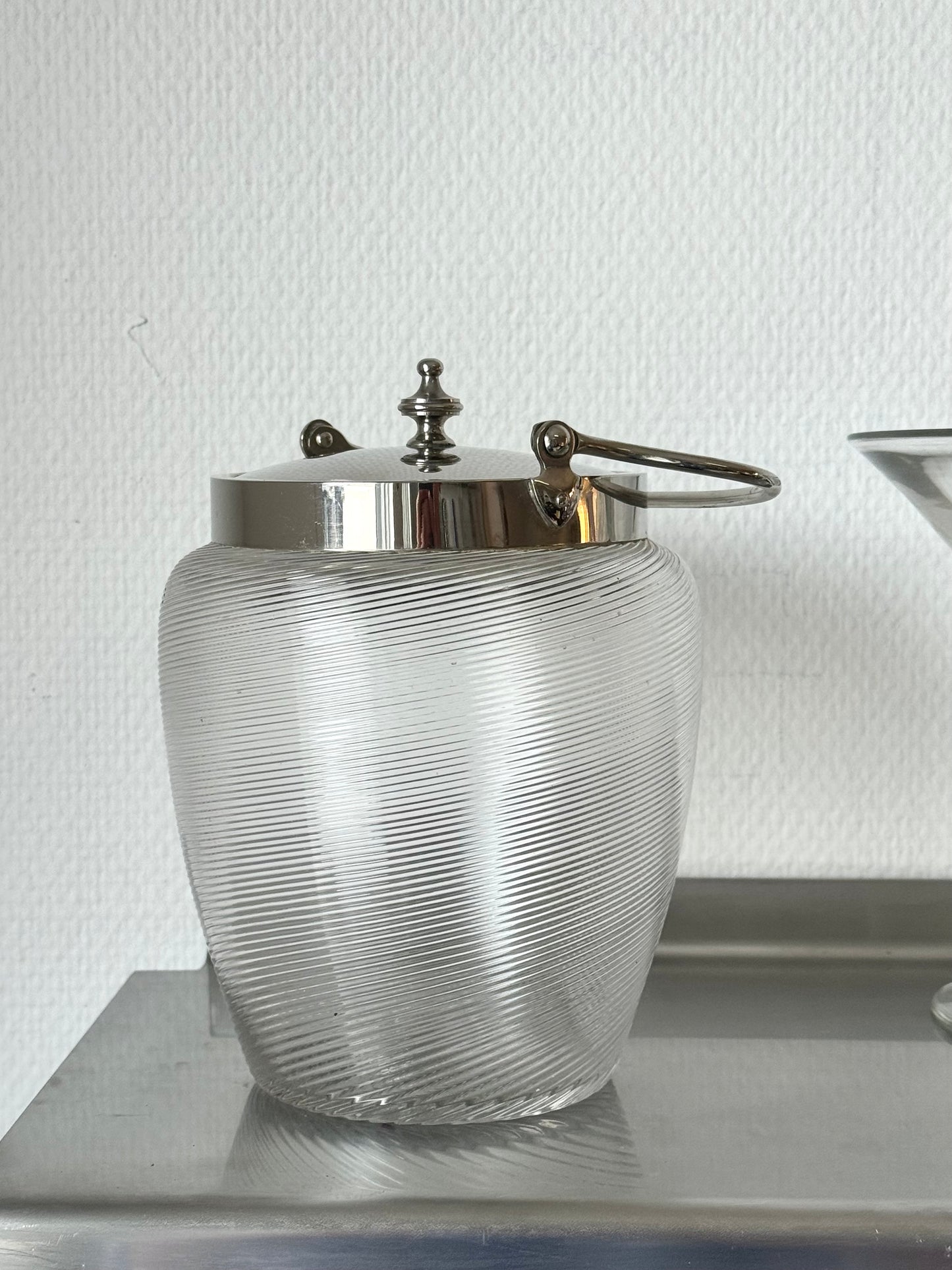 Antique glass jar