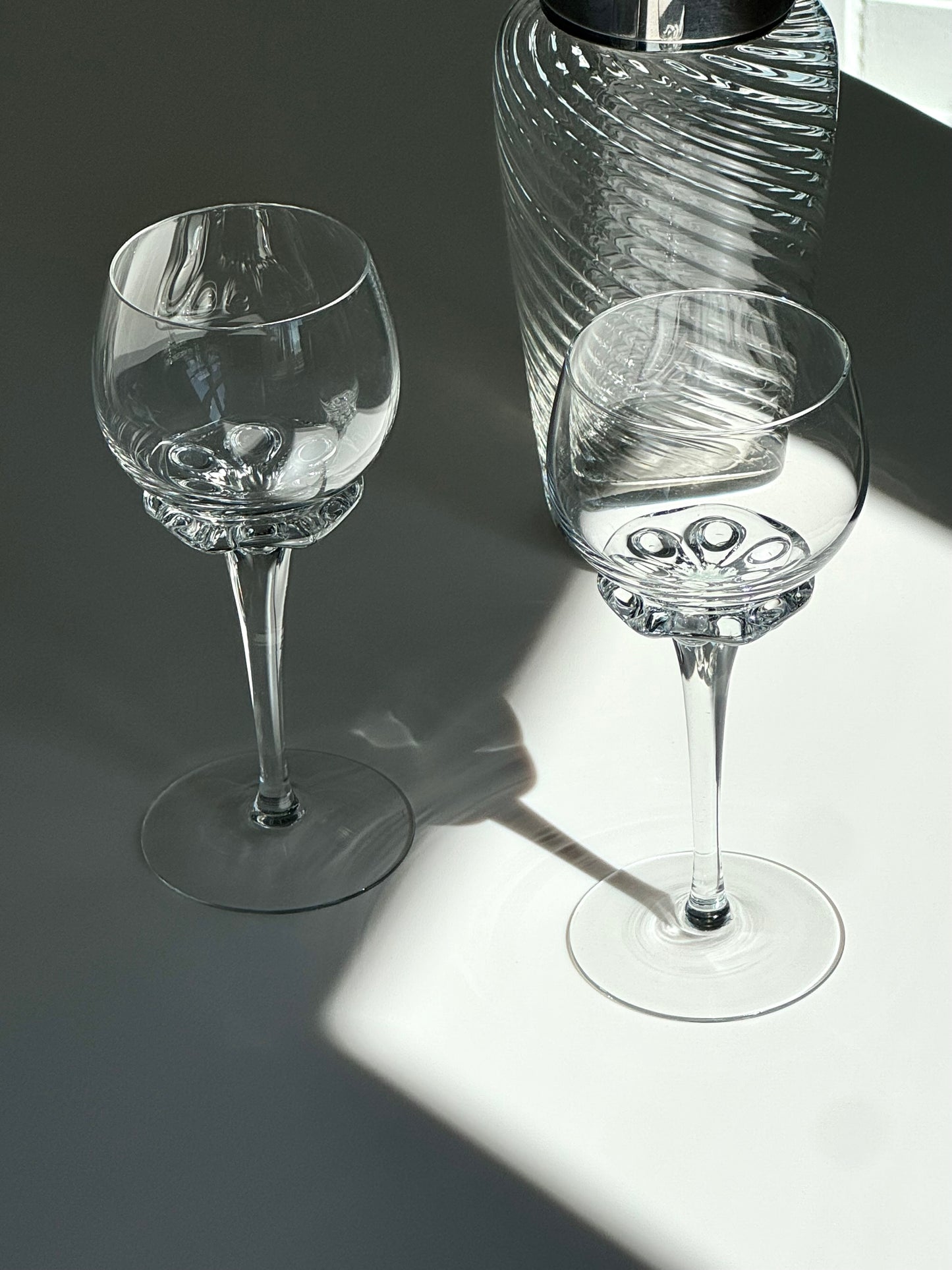 Flower stem Wine glasses