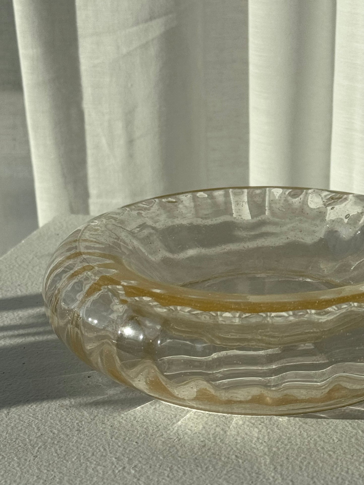 Murano doughnut bowl