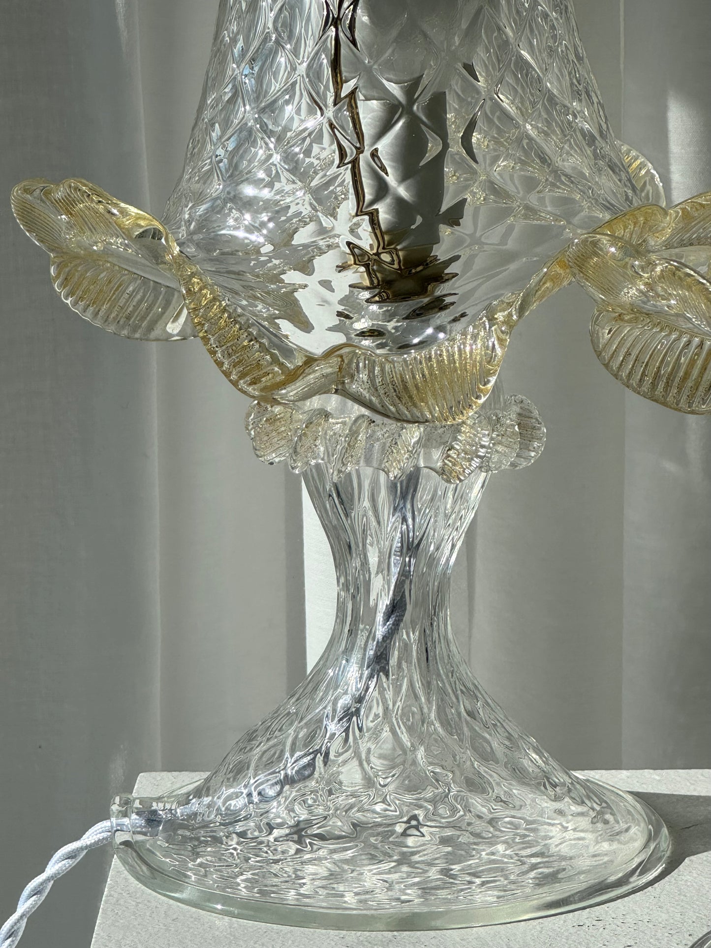 Vintage Murano table lamps