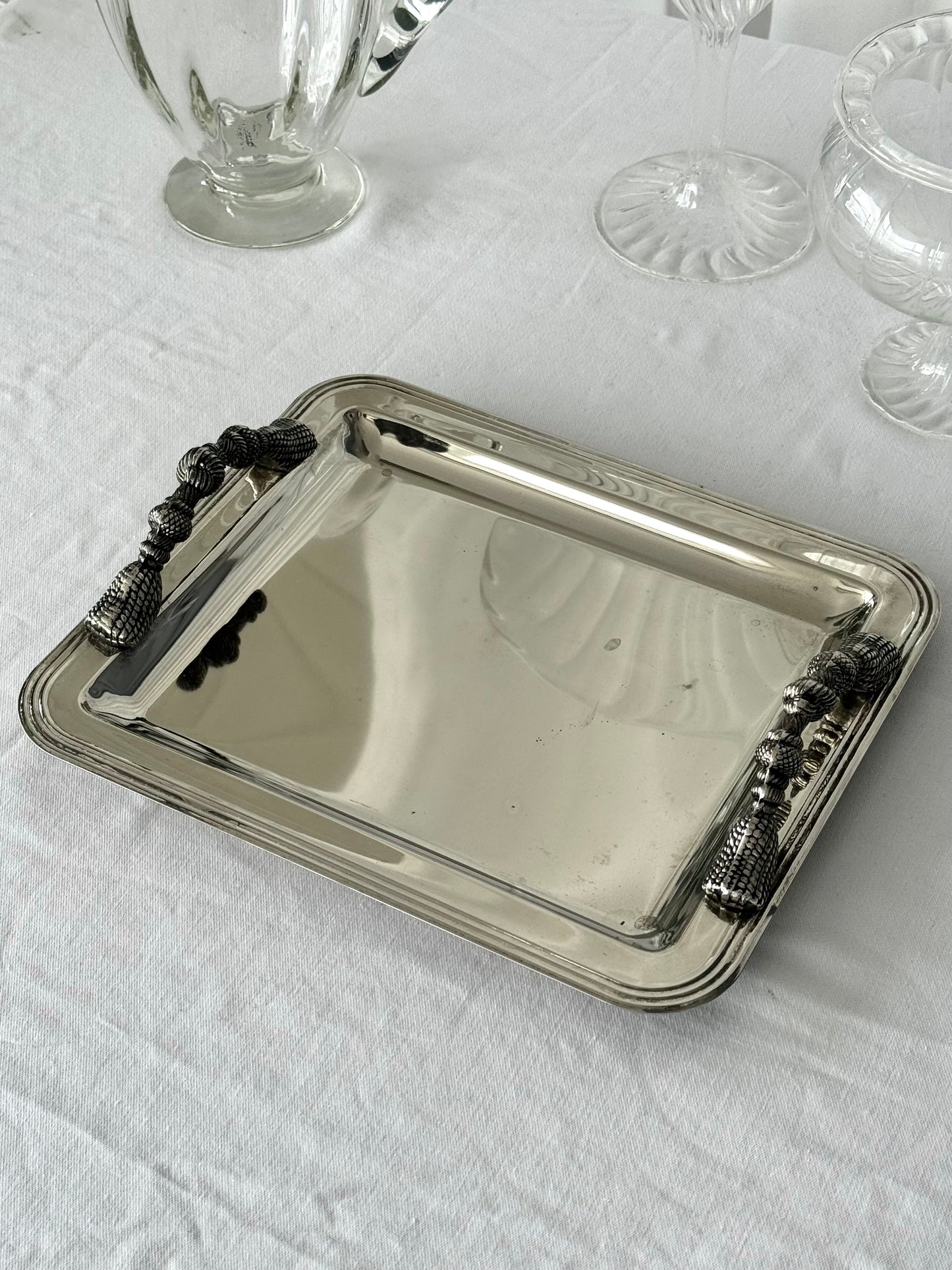 Silver plated tray