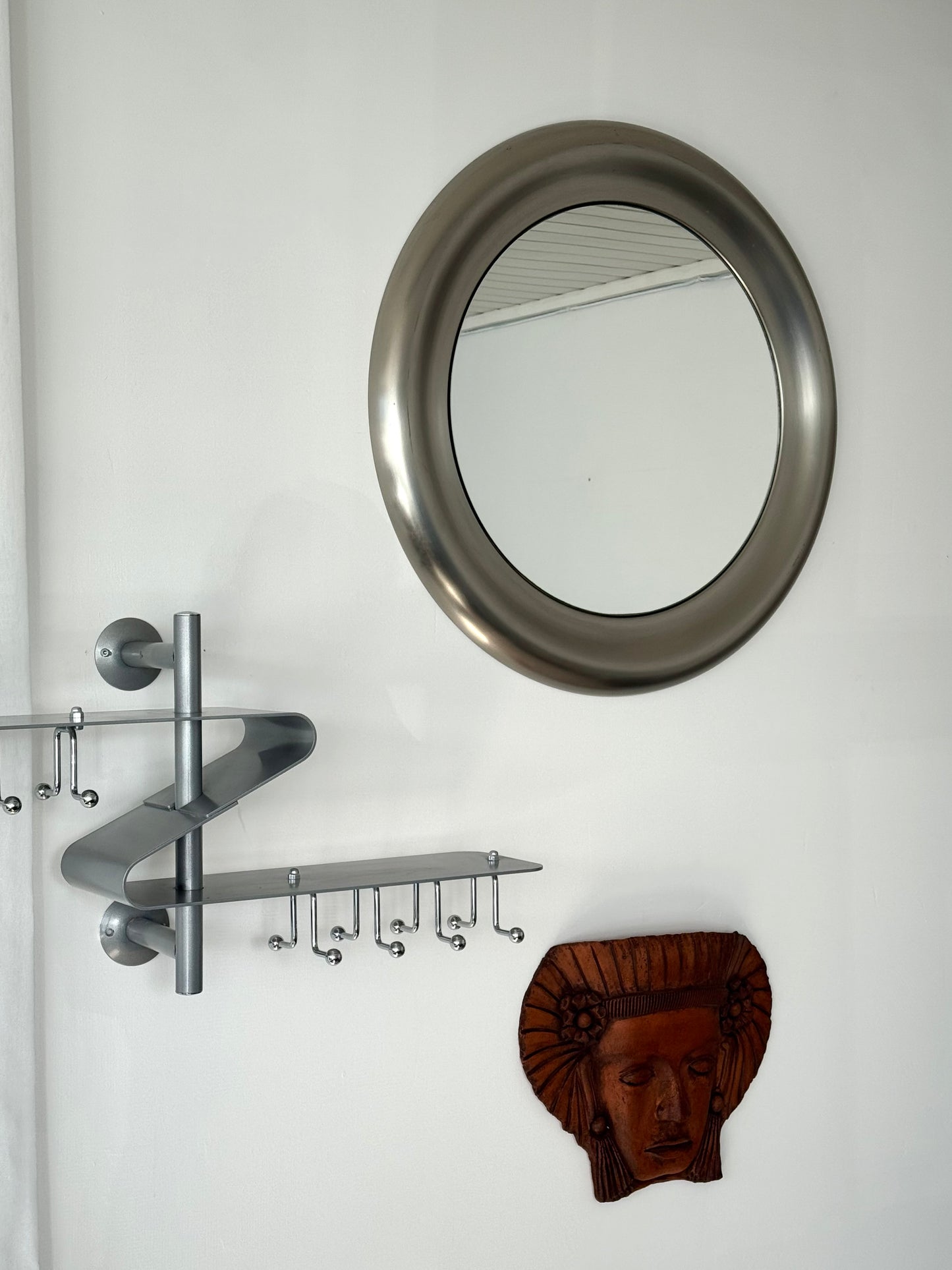 Steel mirror