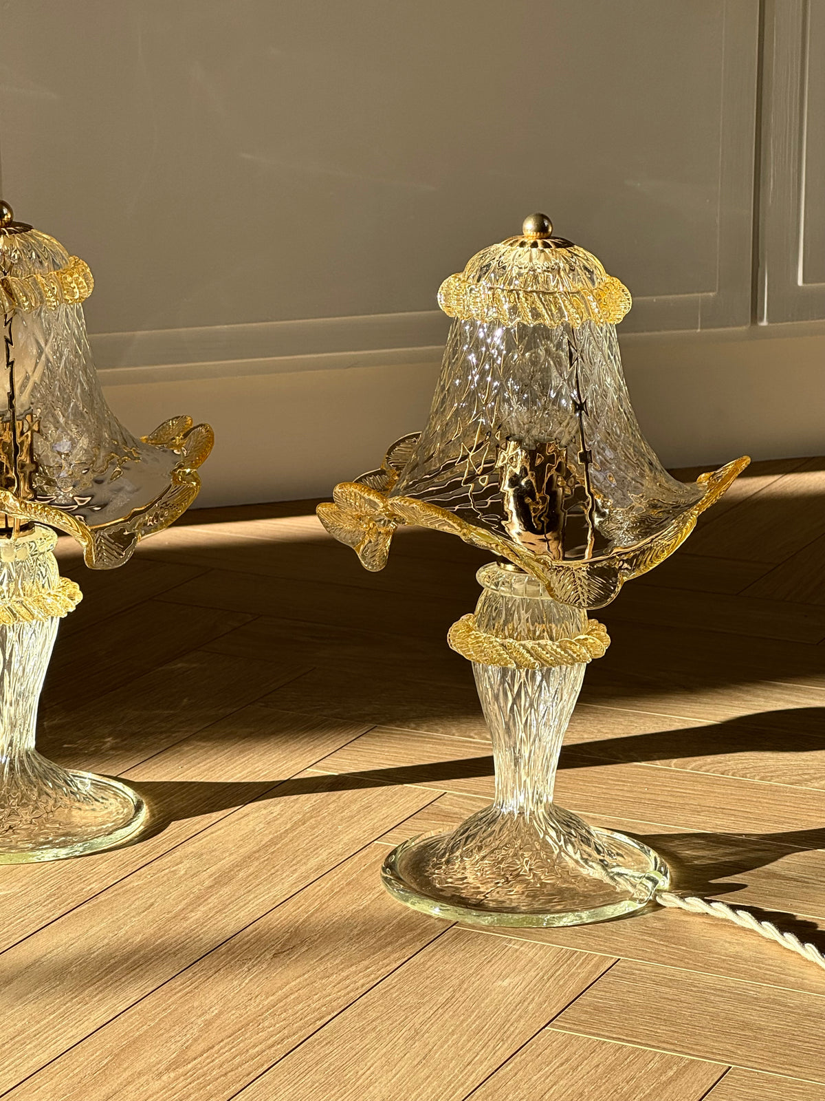 Vintage Murano lamps