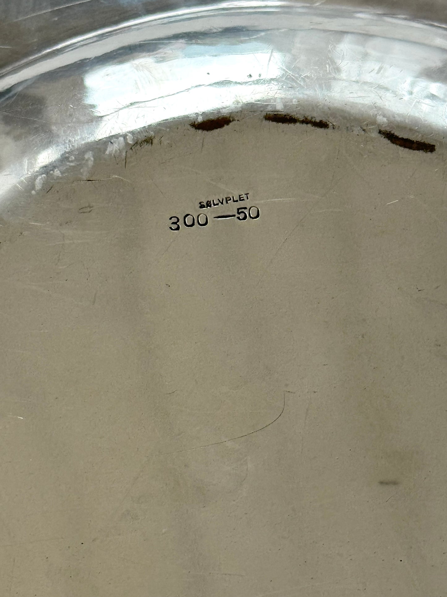 Silver plated dish