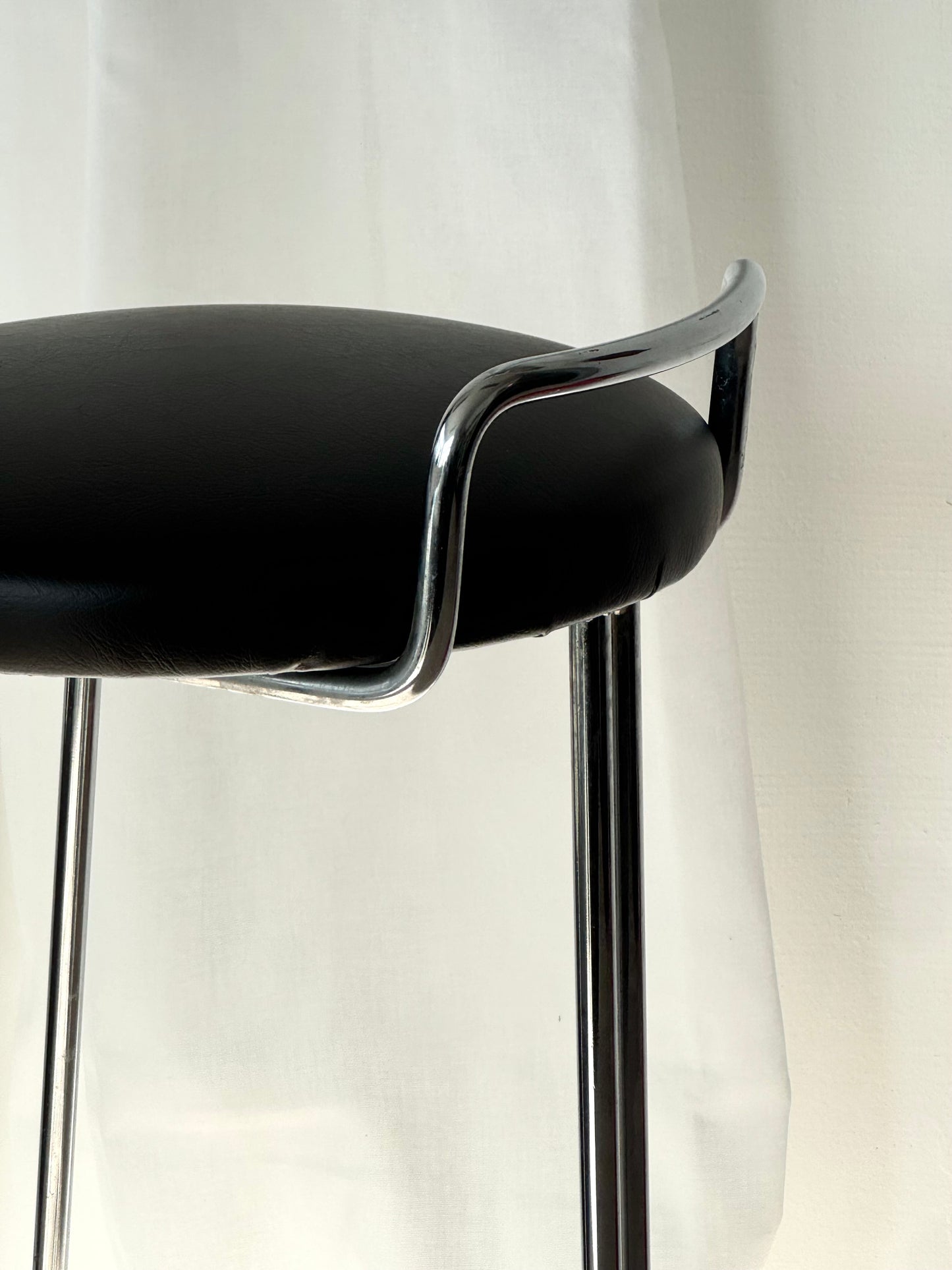 Chrome stool