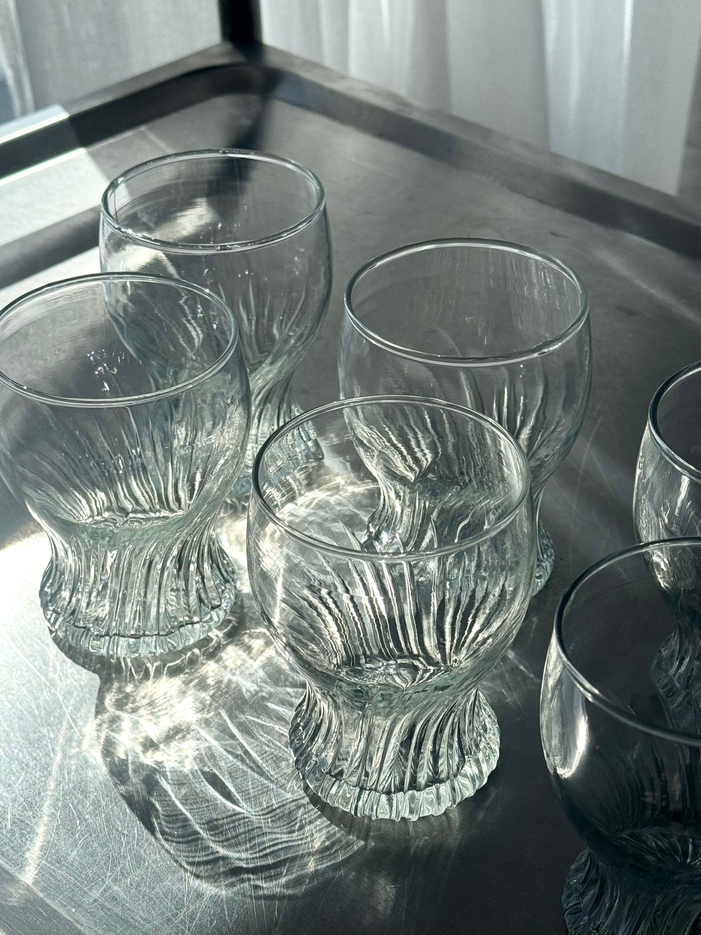 Swirling glasses
