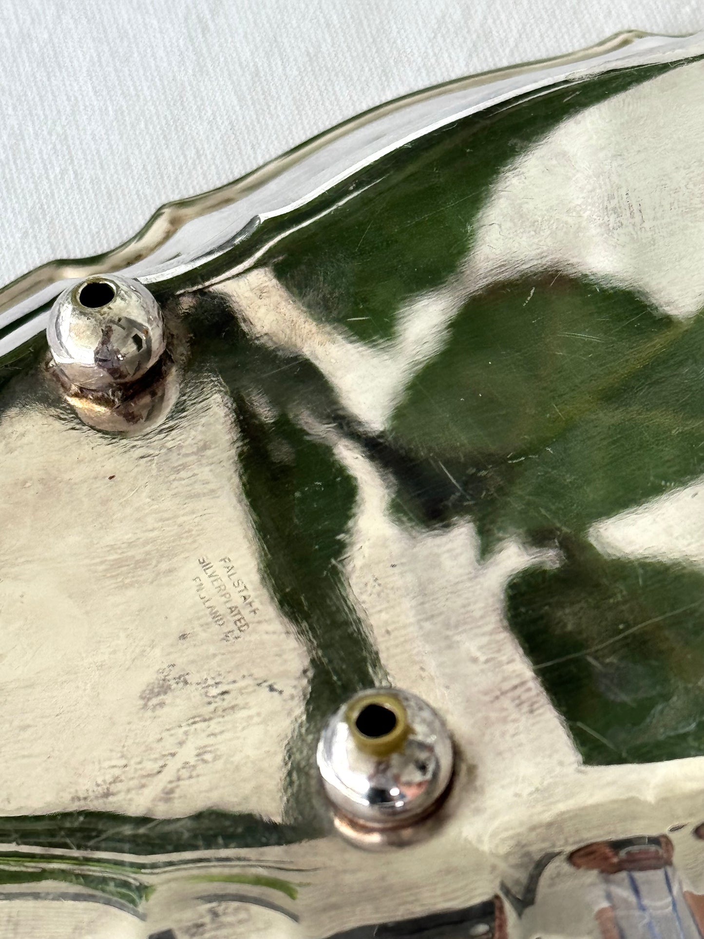 English Silver plate bowl