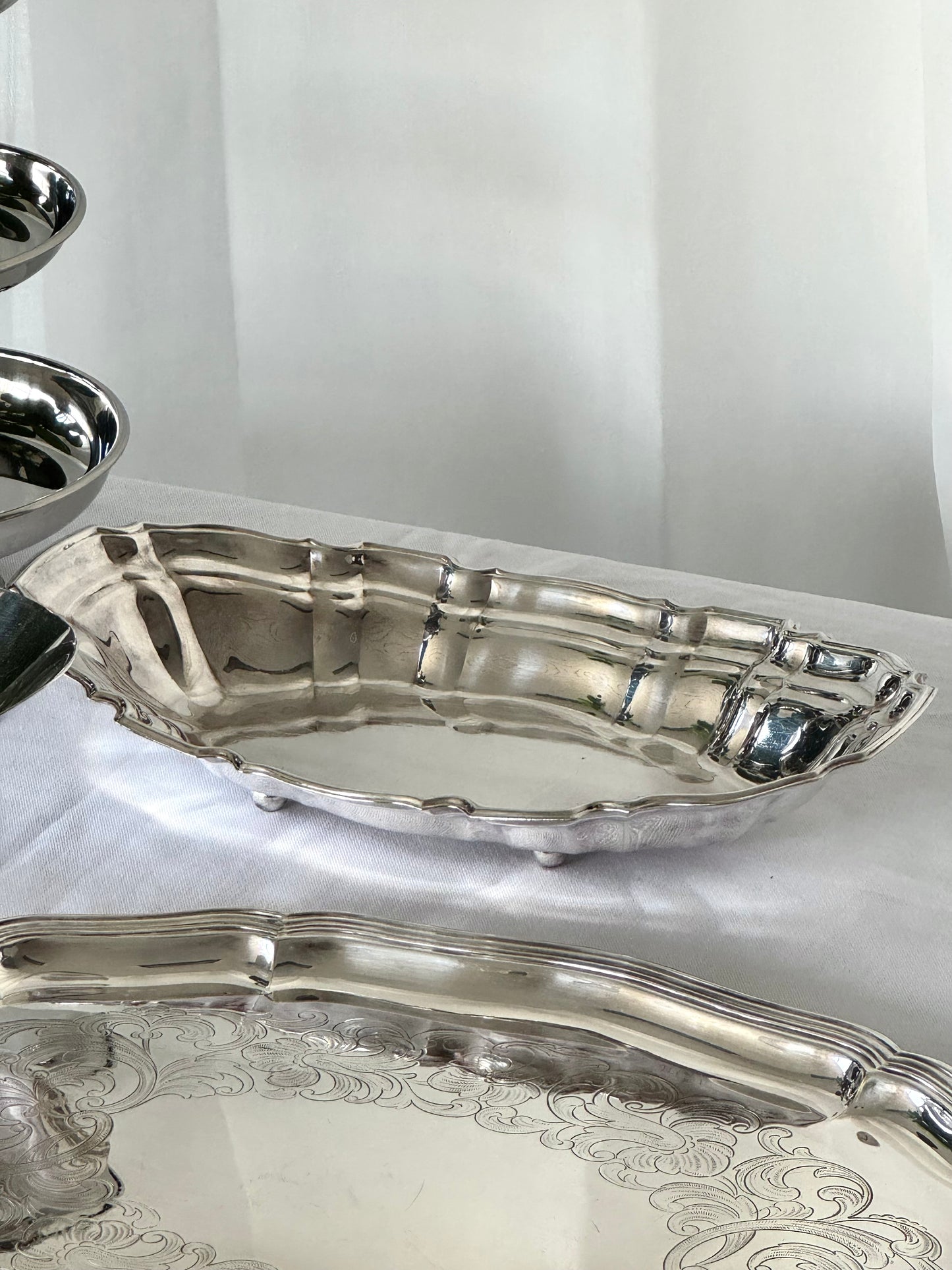 English Silver plate bowl