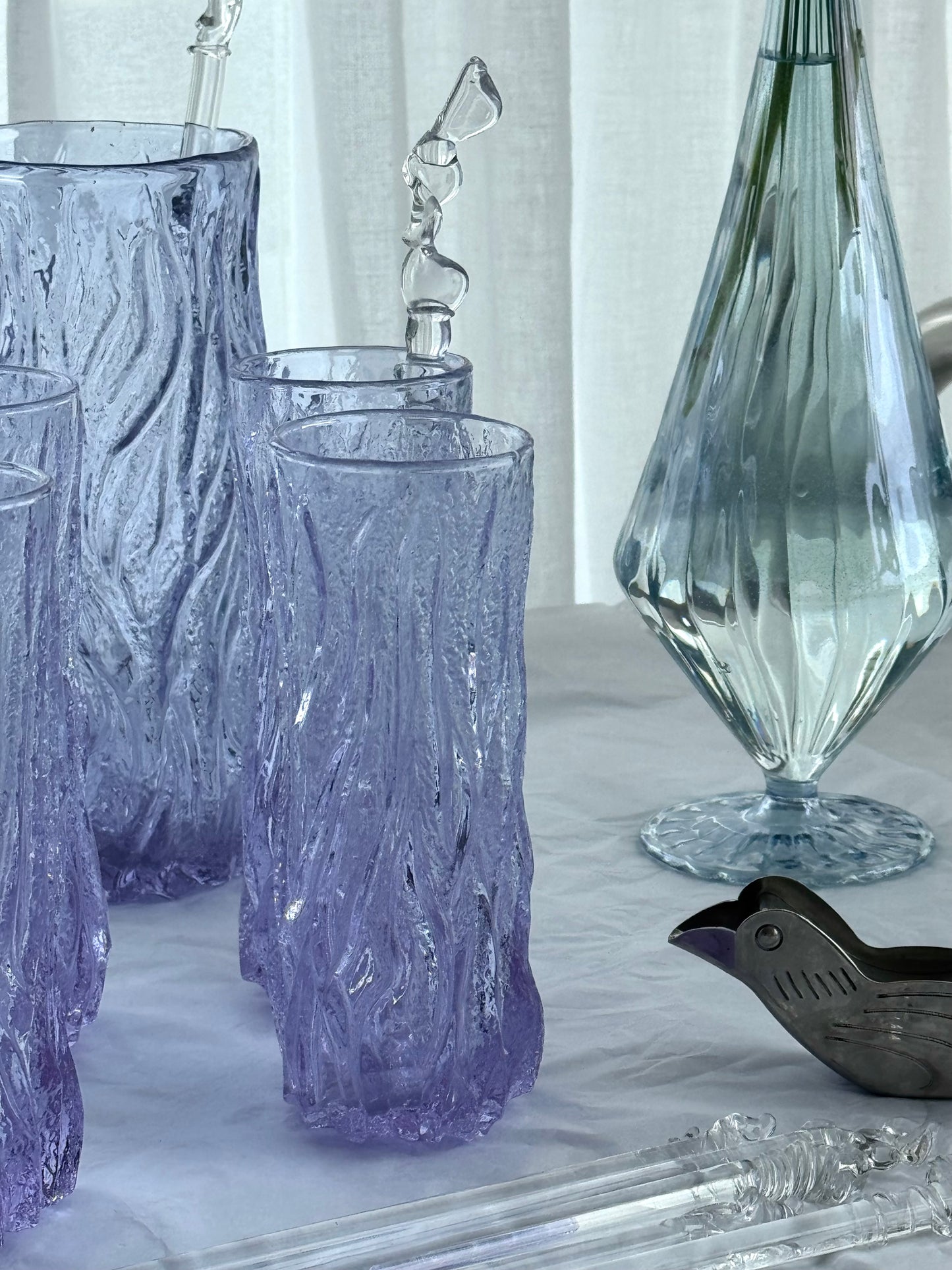 Space age glass set