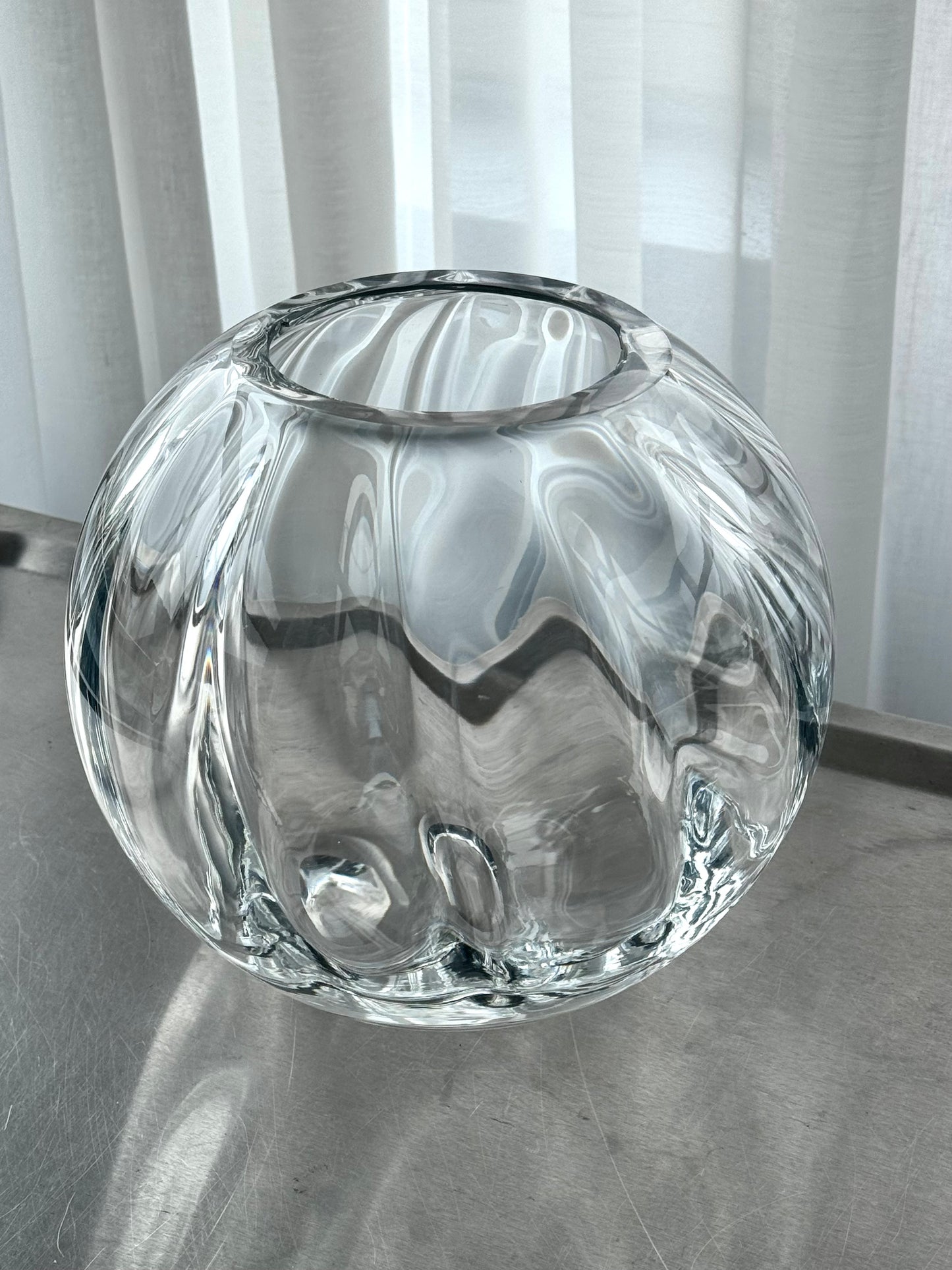 Heavy handmade vase