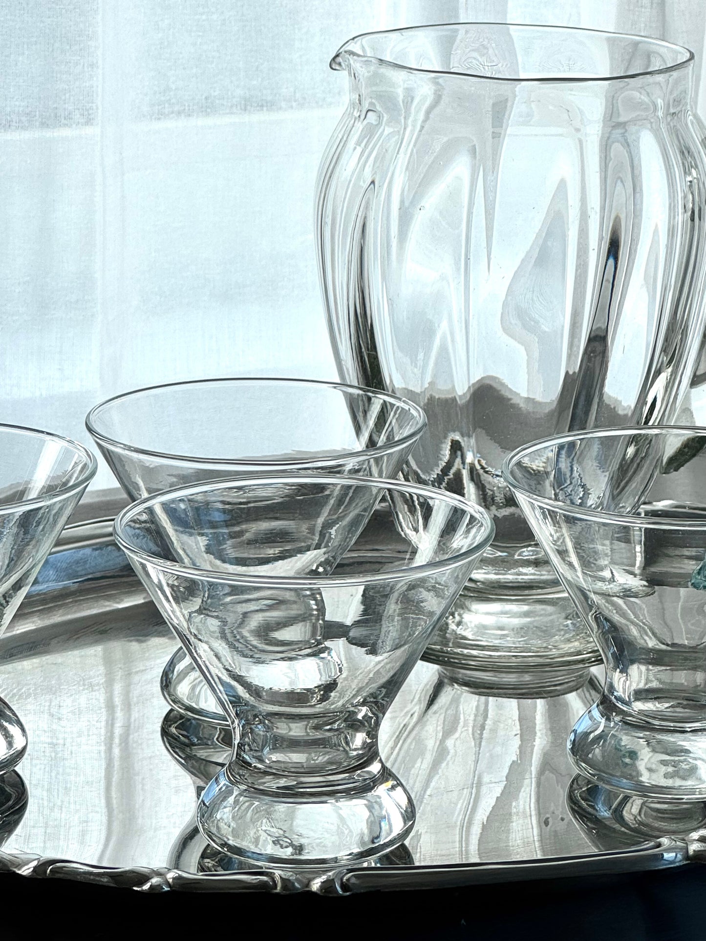 Chunky cocktail glasses