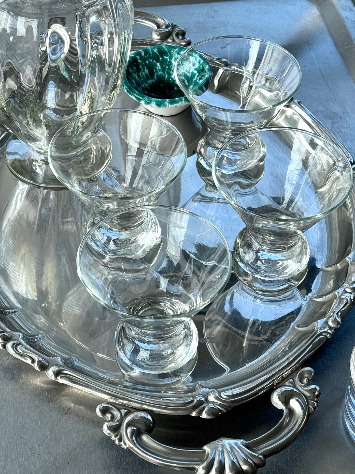 Chunky cocktail glasses