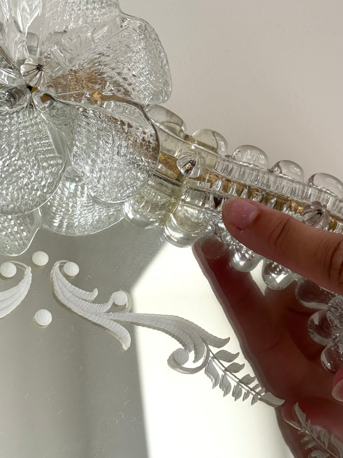 Vintage Murano mirror