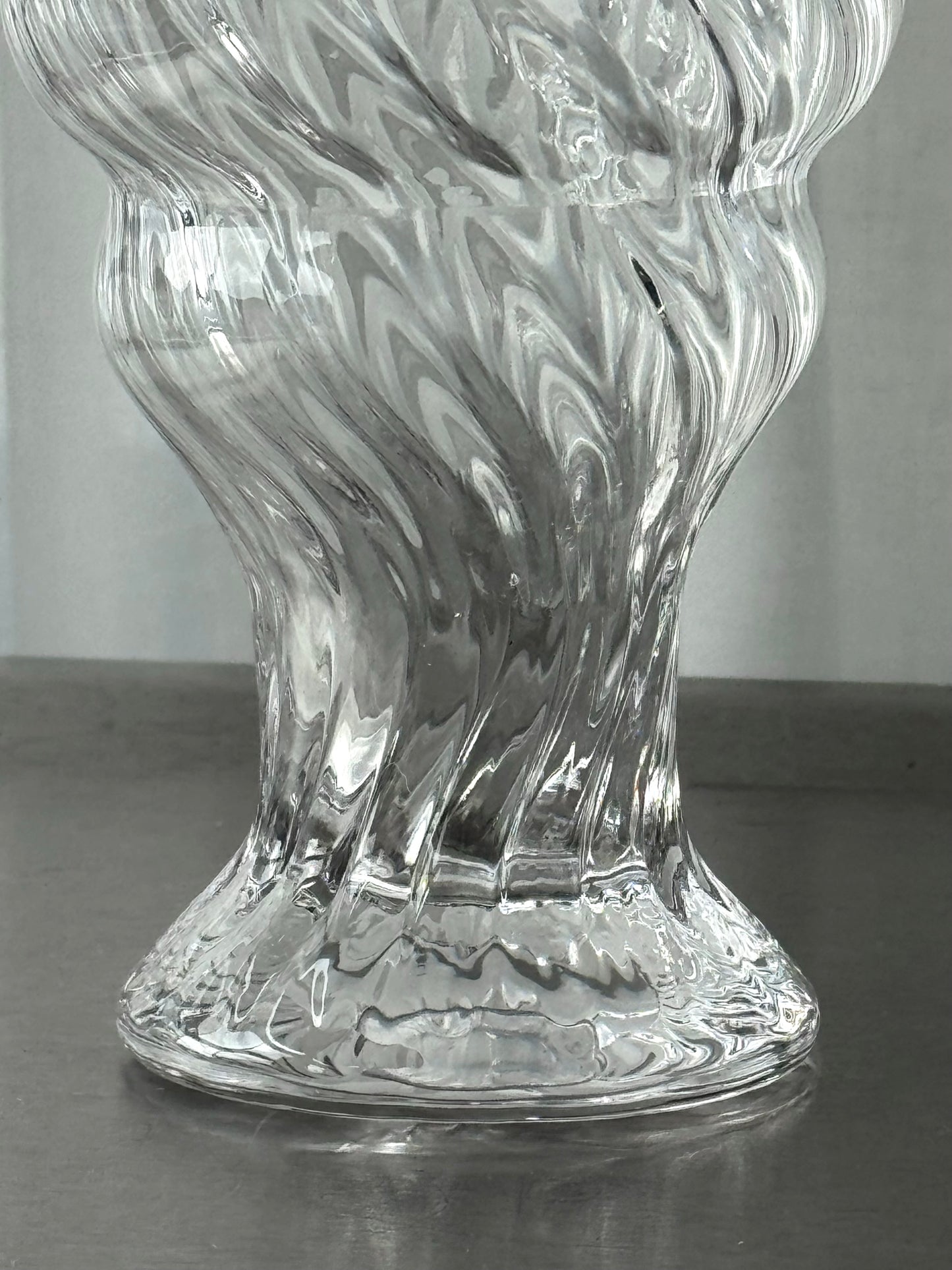 Handmade swirl vase