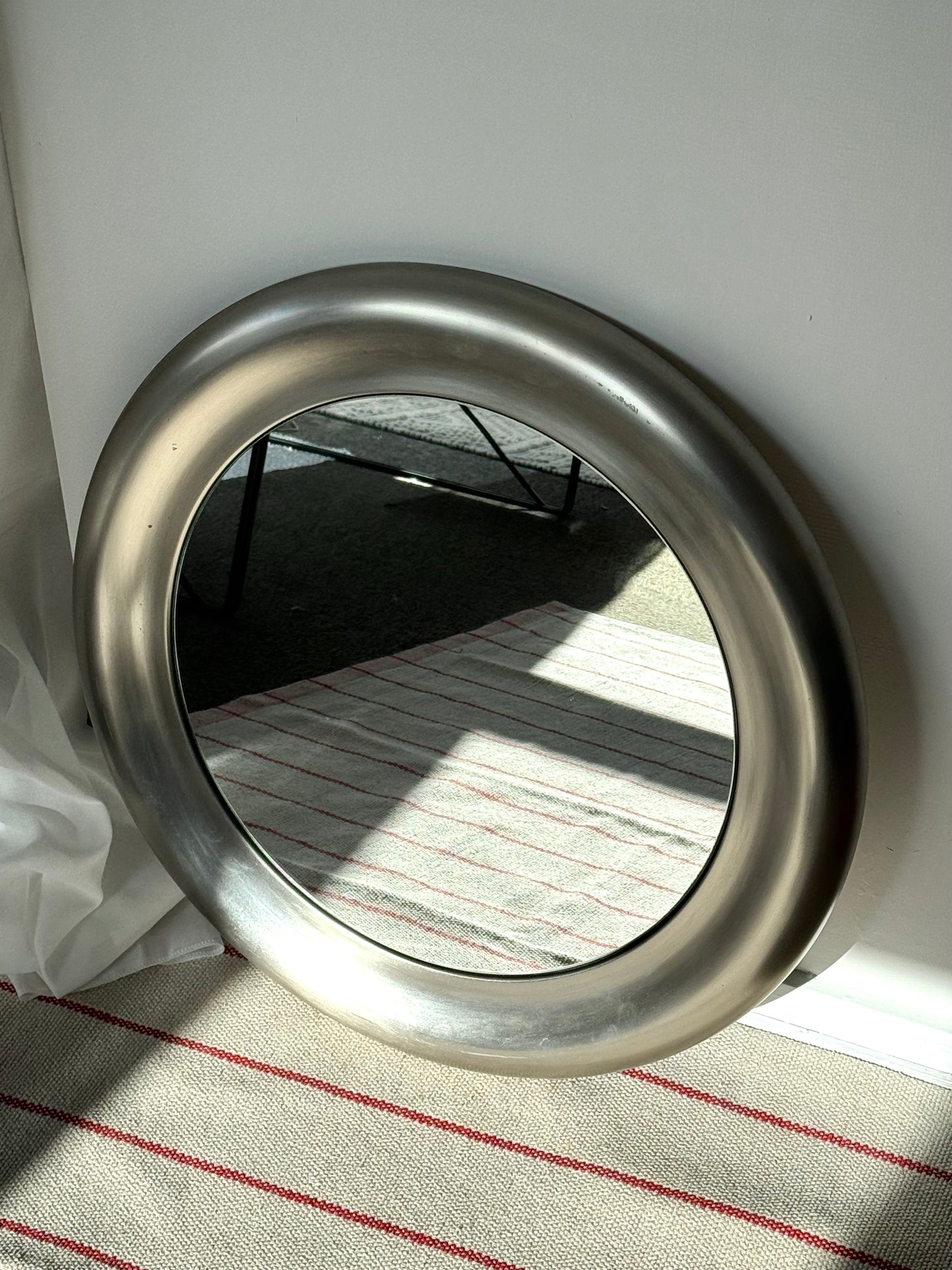 Steel mirror