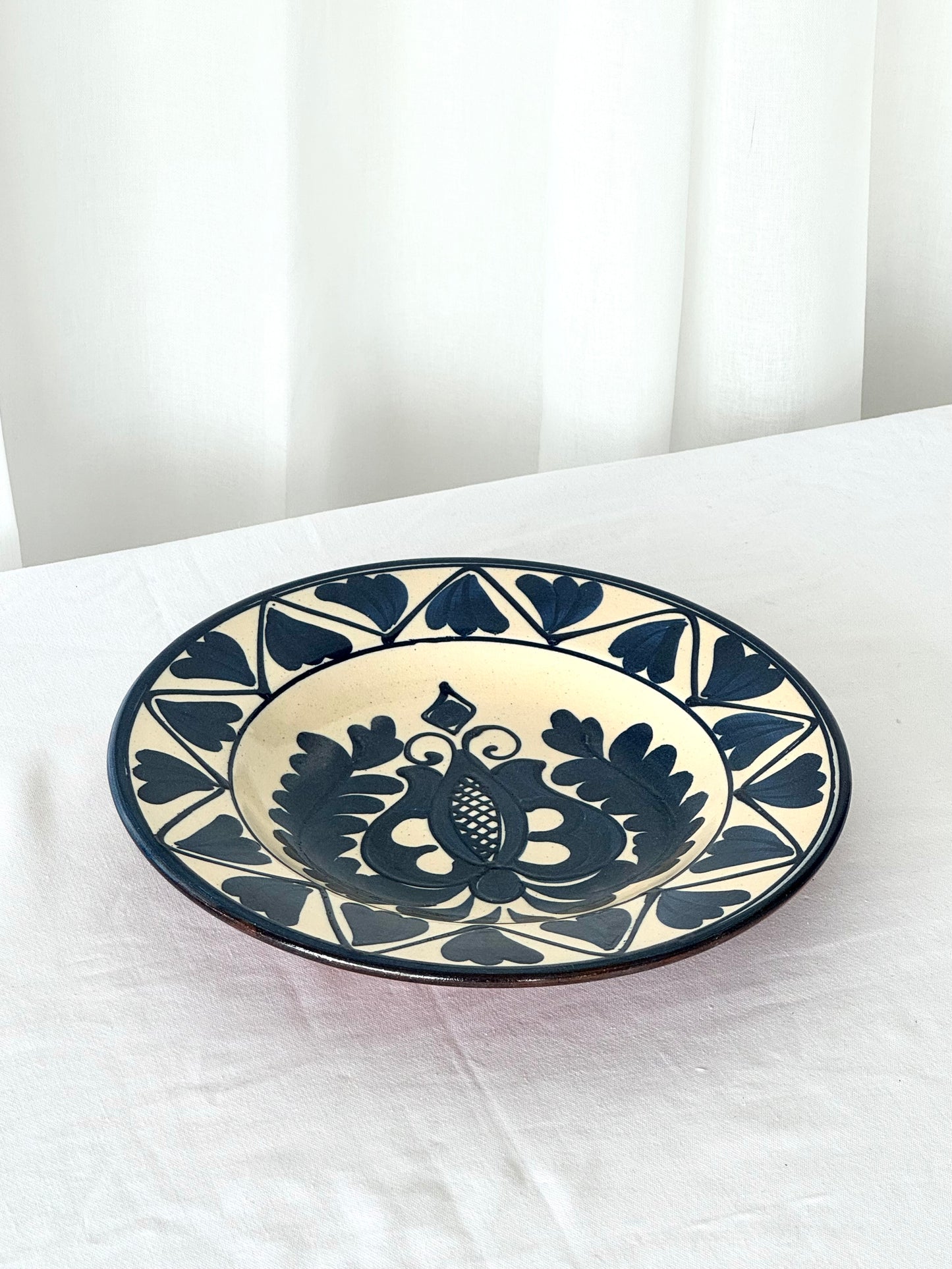 Ceramic blue bowl