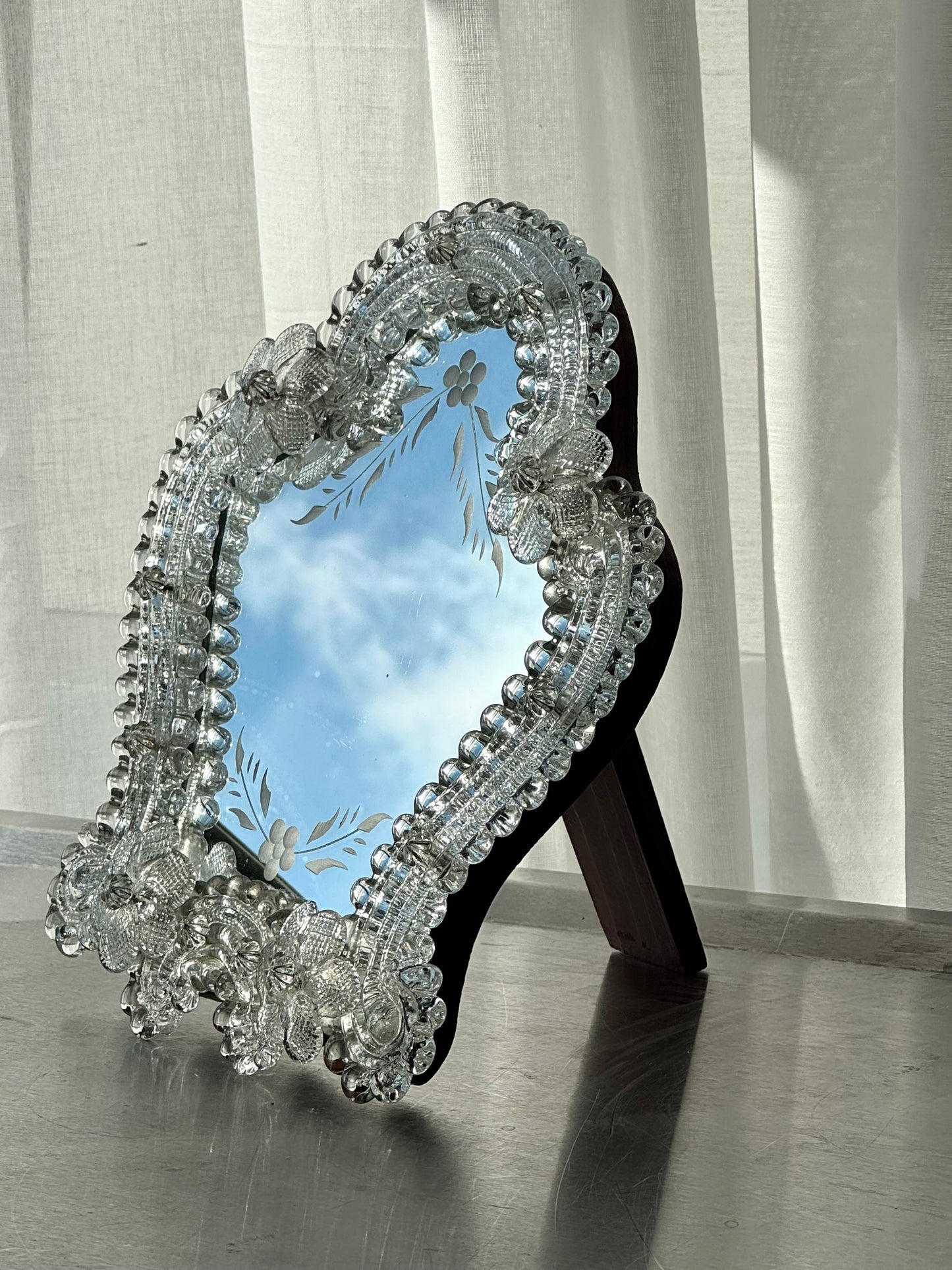 Murano table mirror