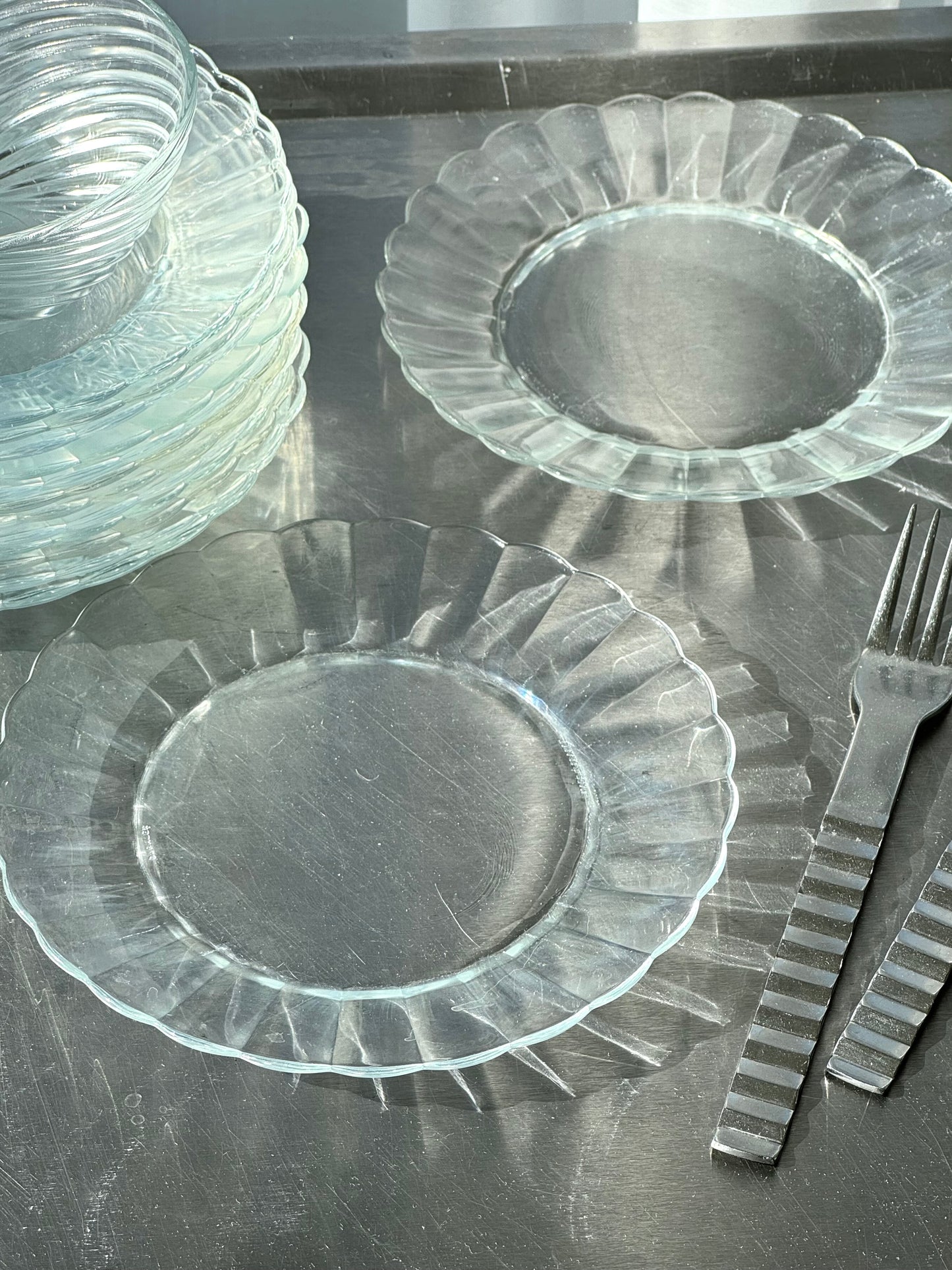French glass plates