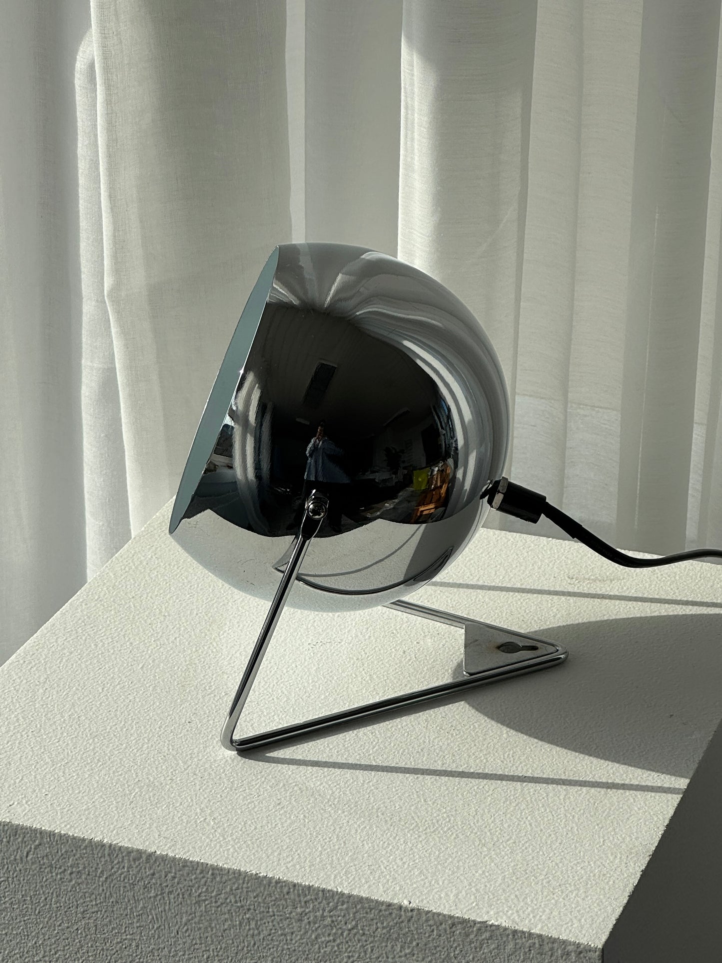 Space age Chrome lamp