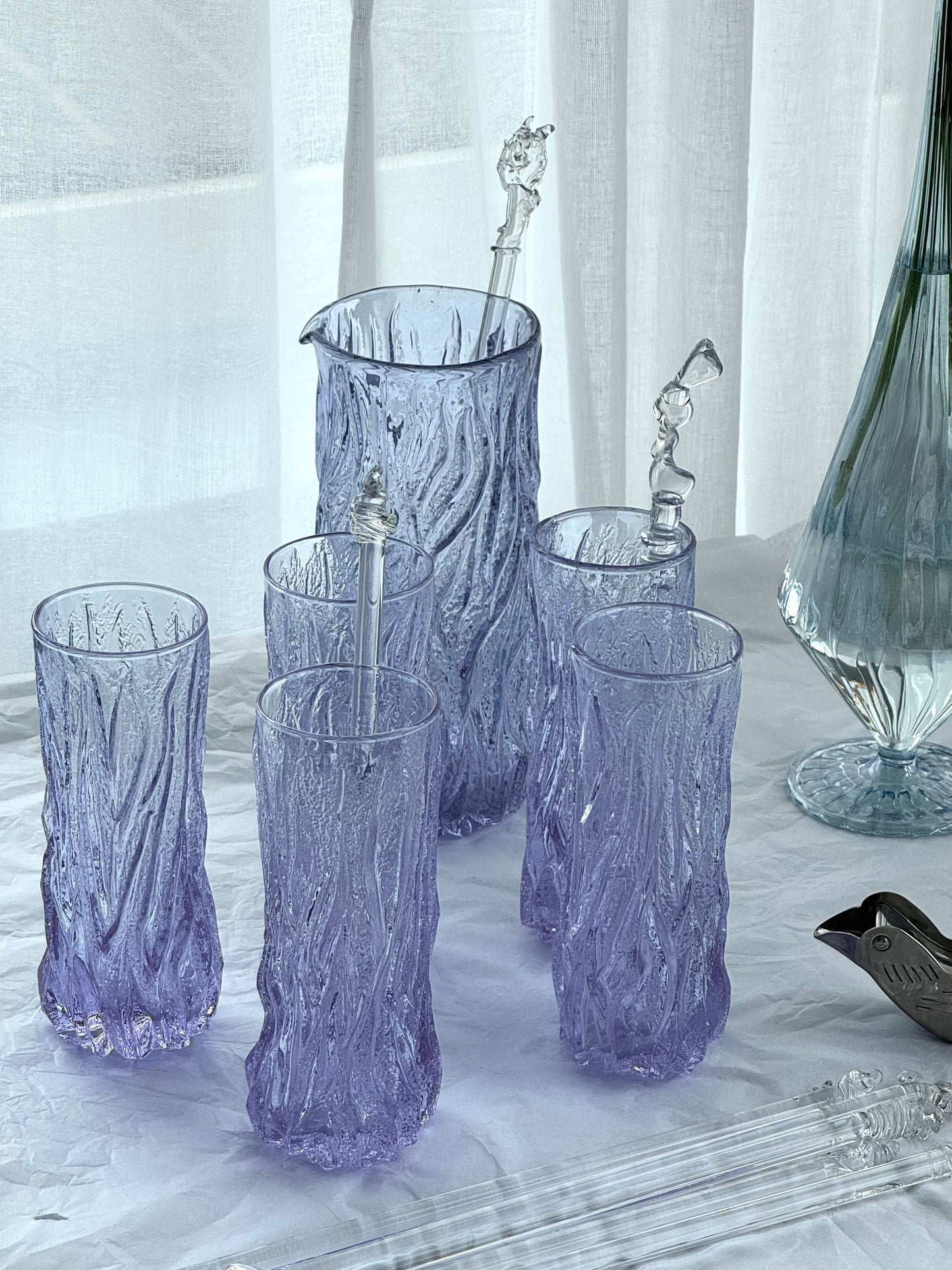 Space age glass set