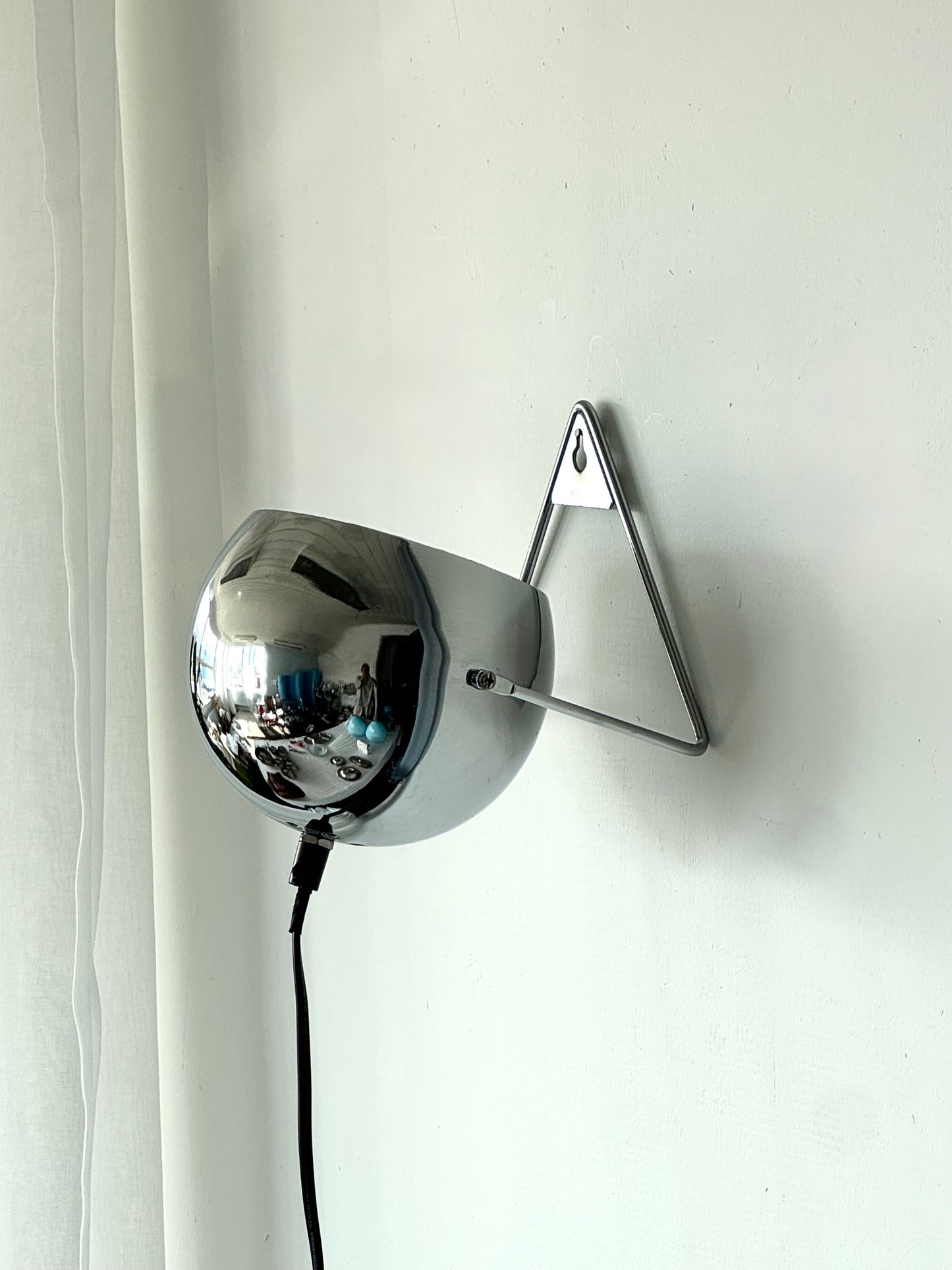 Space age Chrome lamp