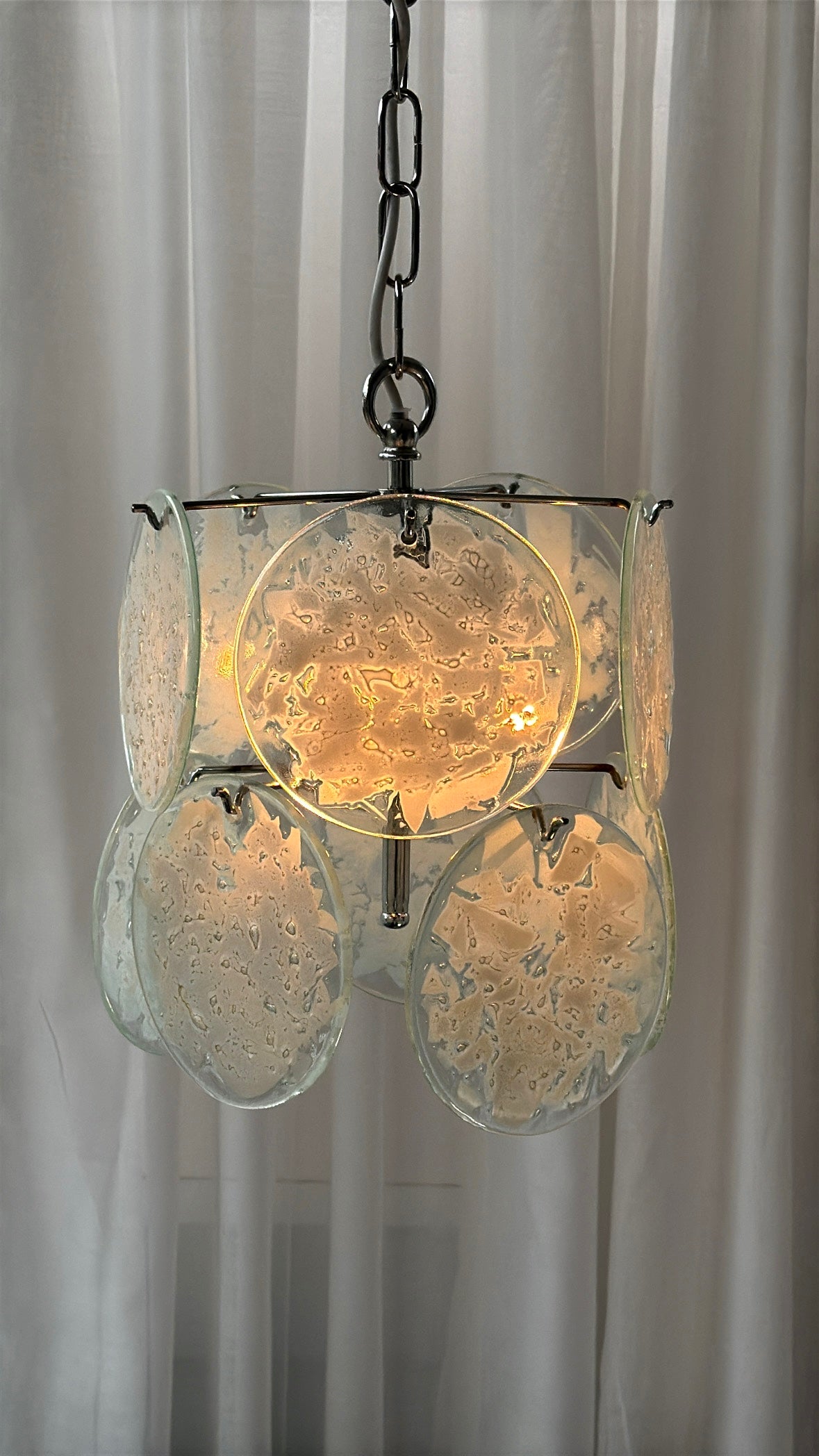 Murano Disc chandelier