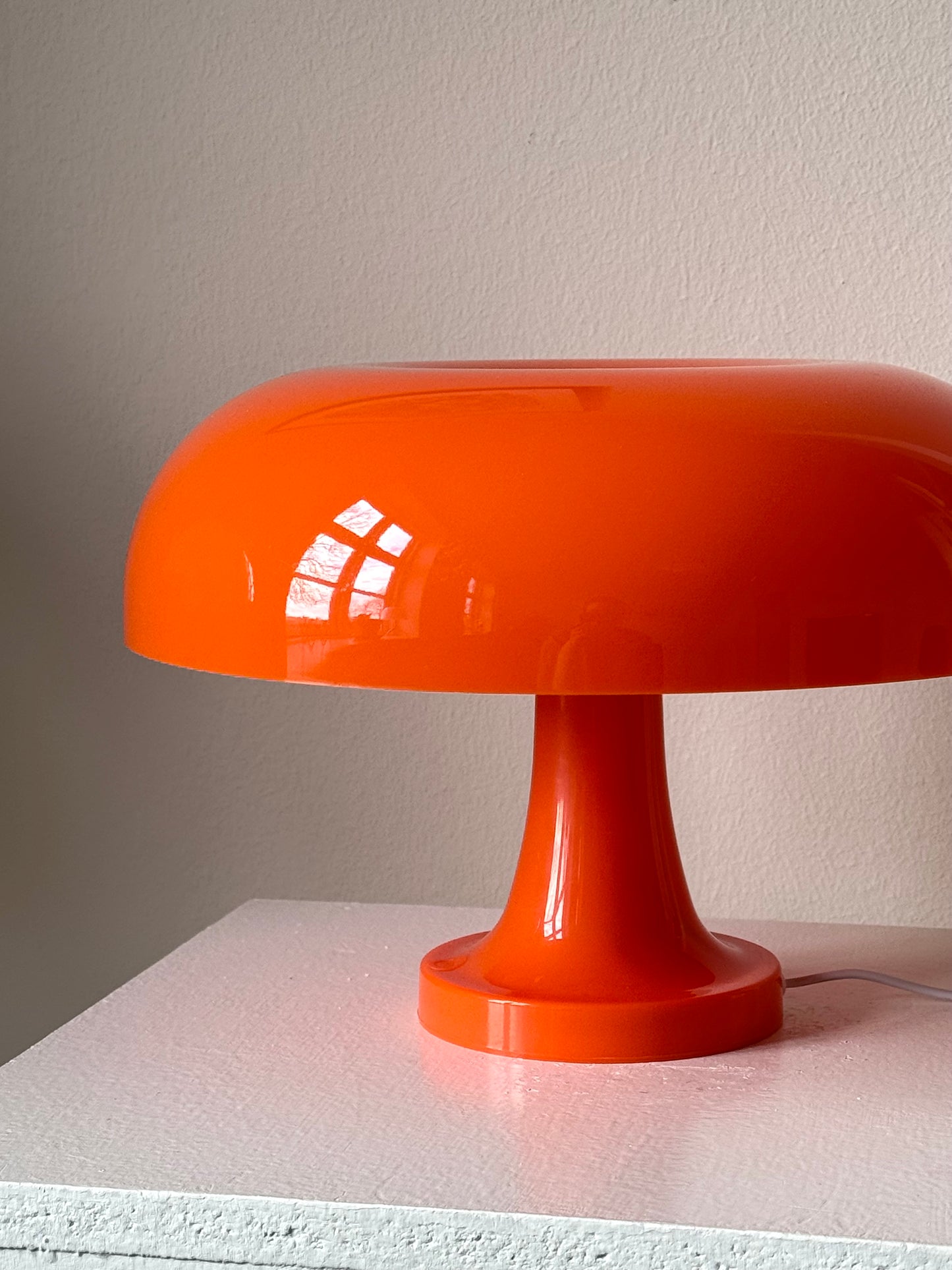 Orange table lamp