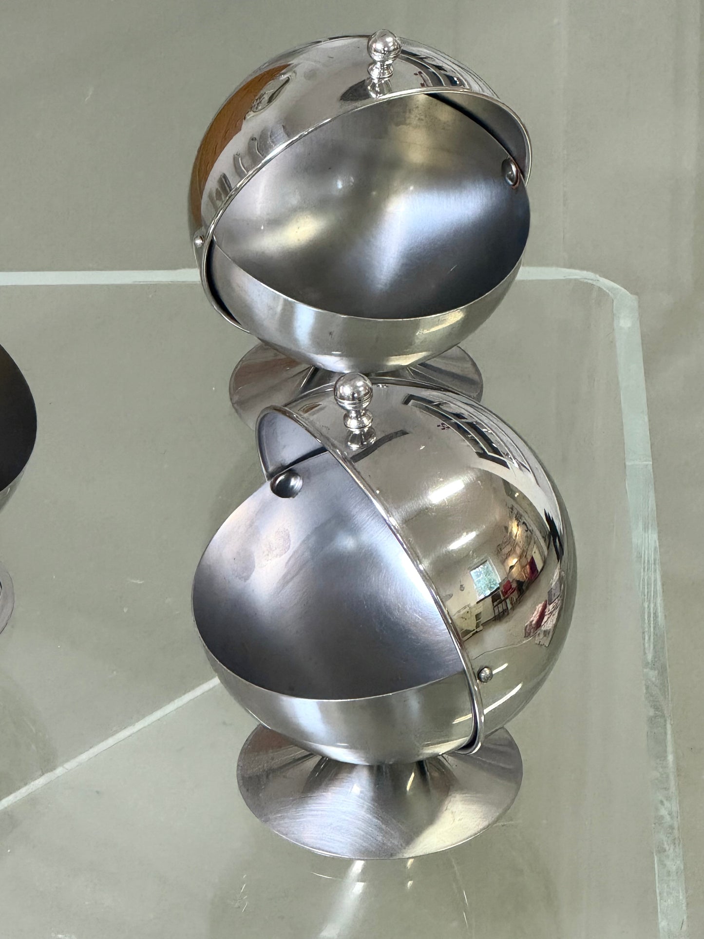 Inox snack/sugar bowl