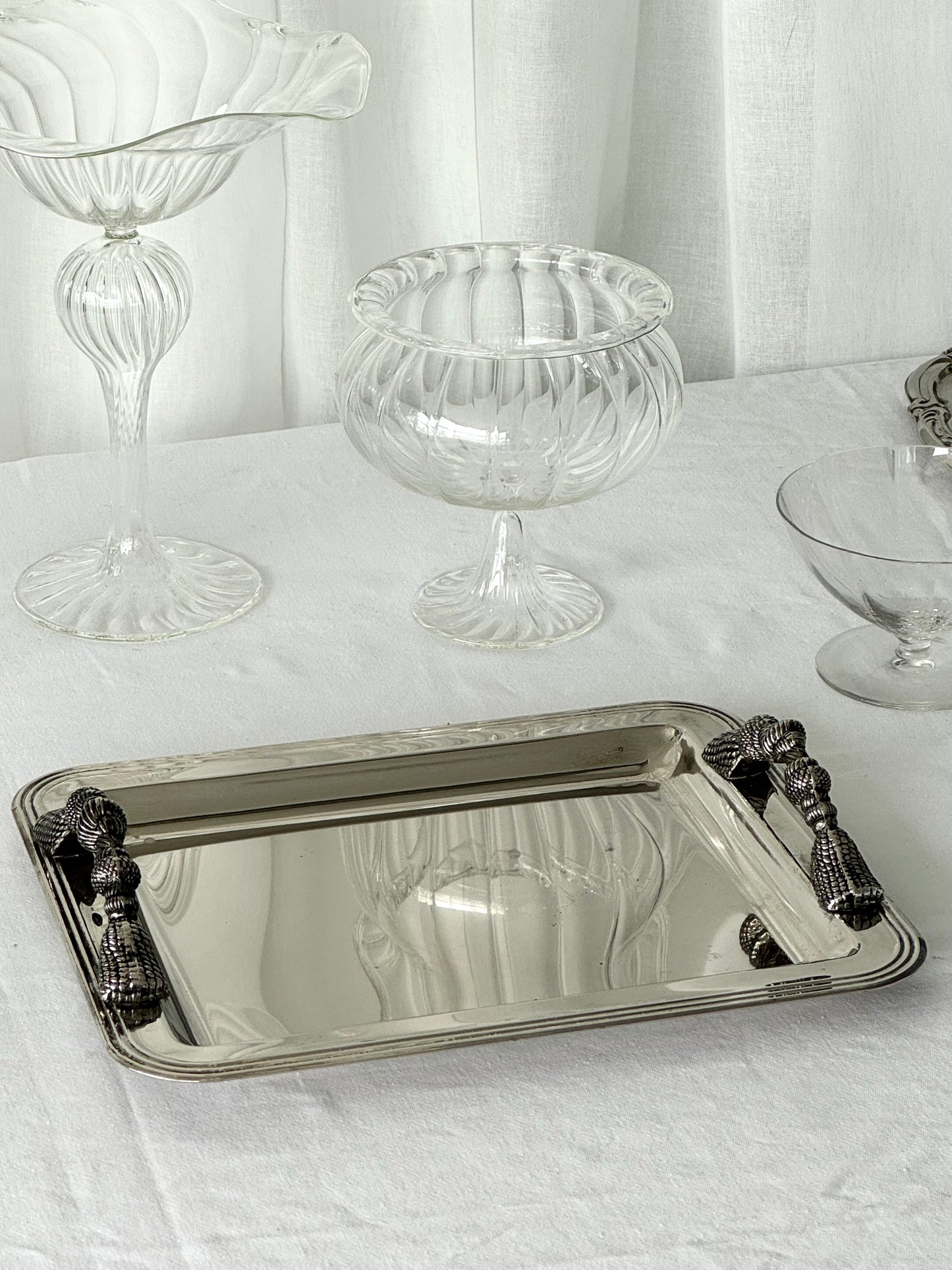 Silver plated tray