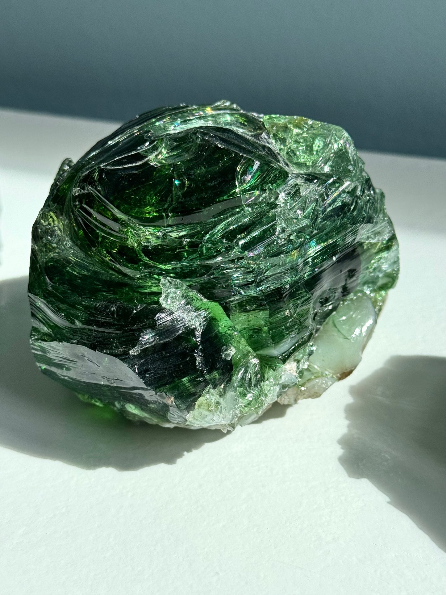 Raw glass decor