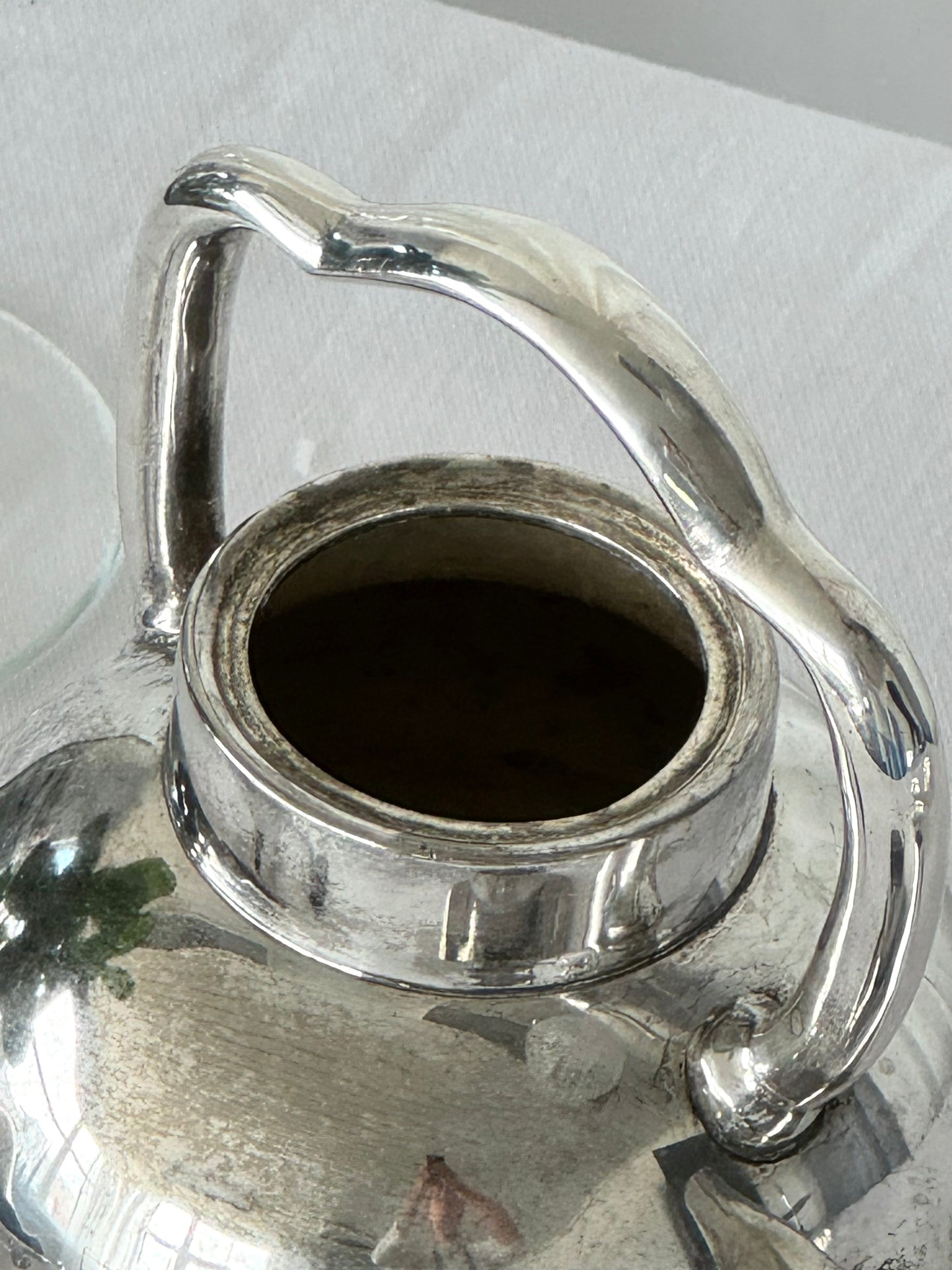 Silver plated tea jug