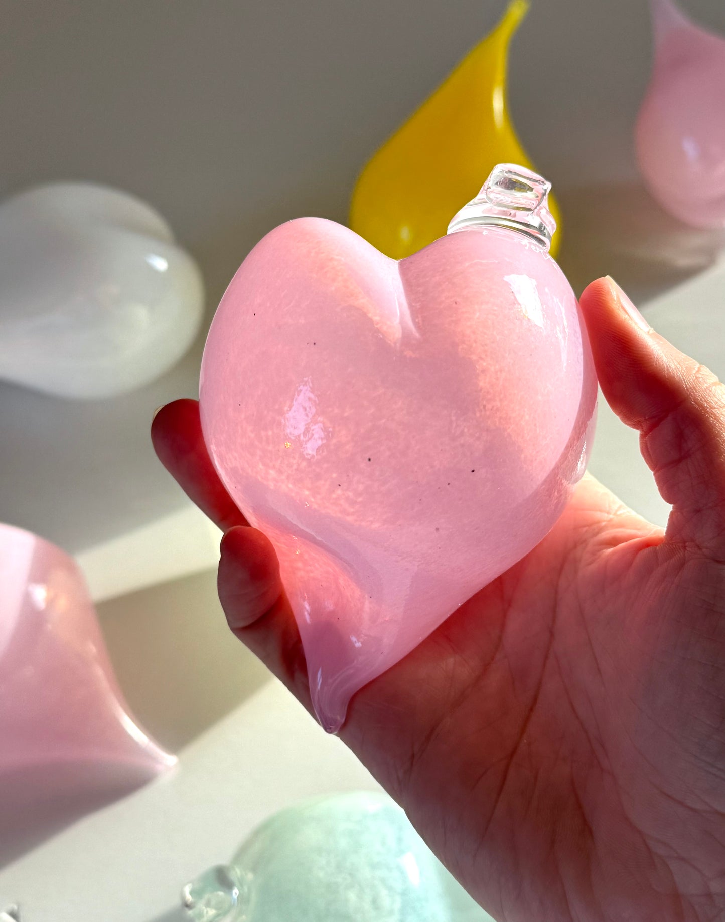 Handmade glass ornaments