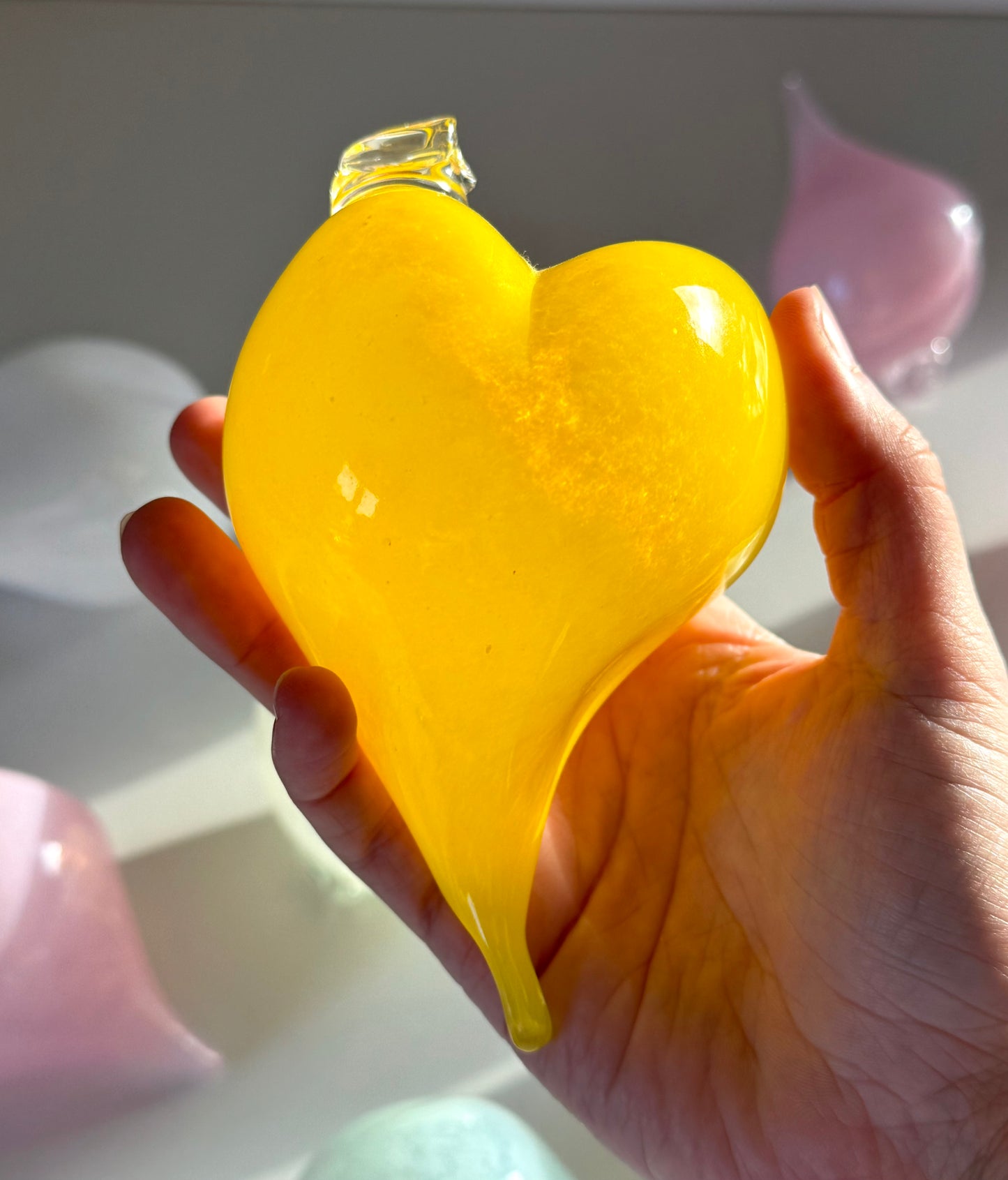 Handmade glass ornaments