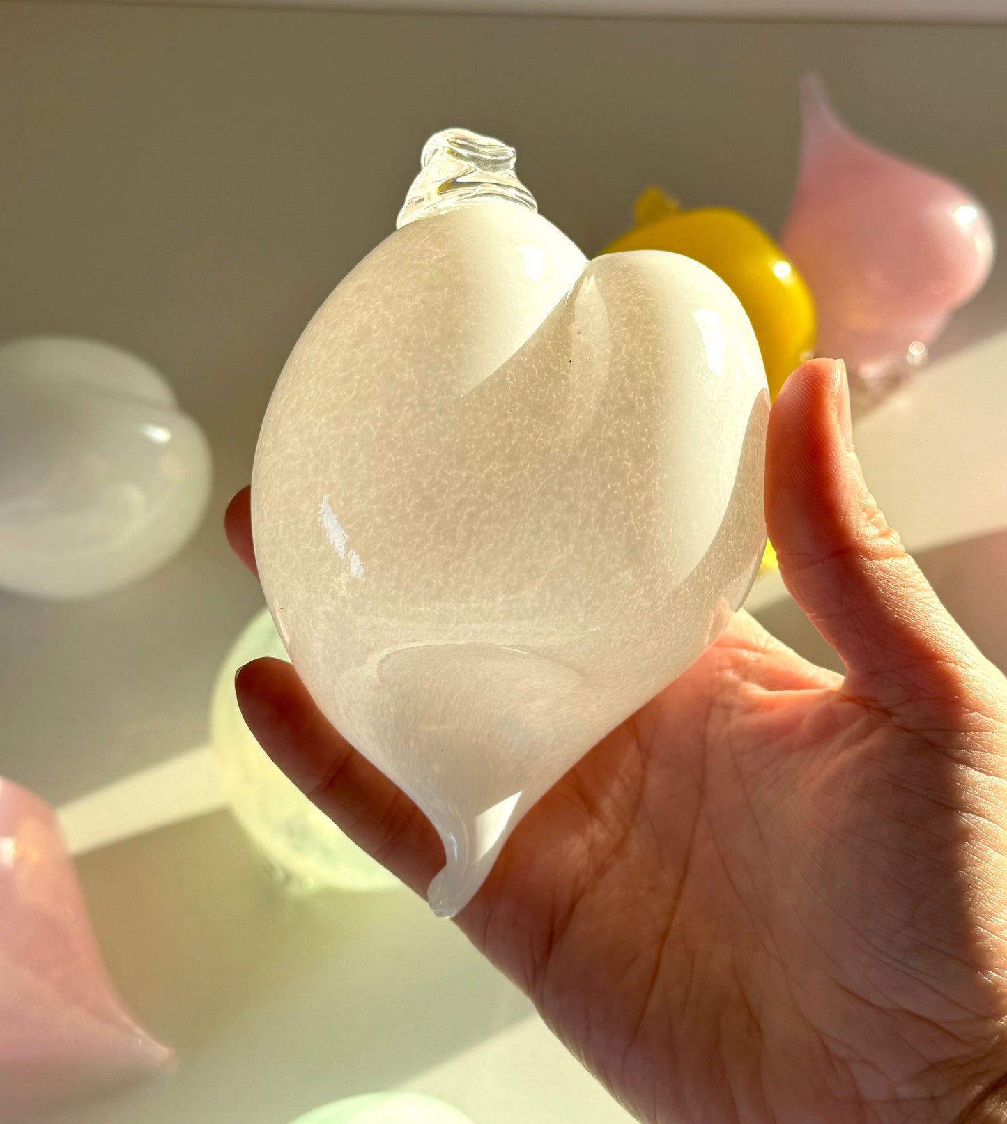 Handmade glass ornaments