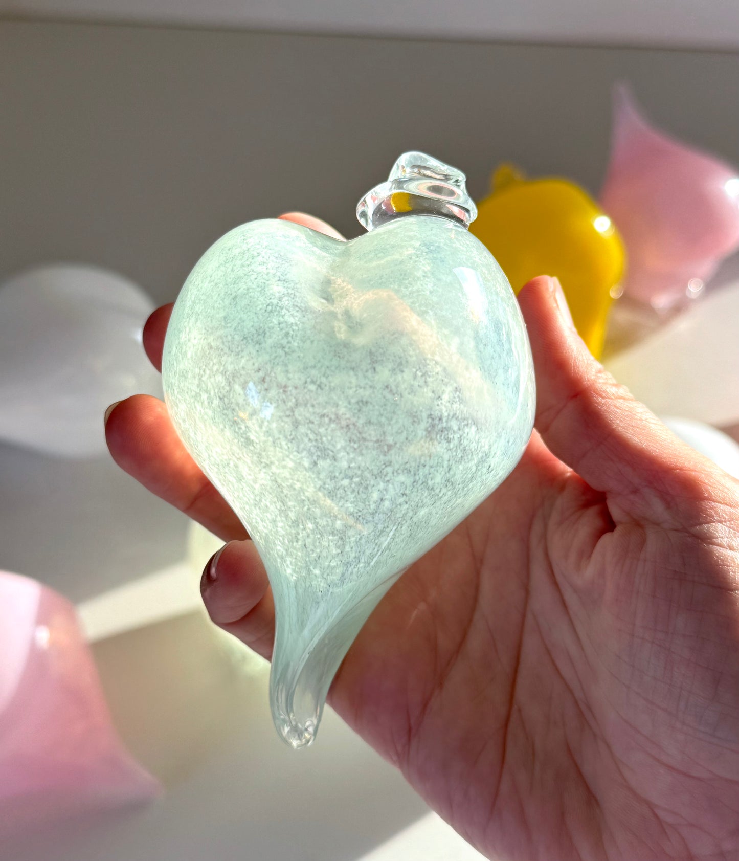 Handmade glass ornaments
