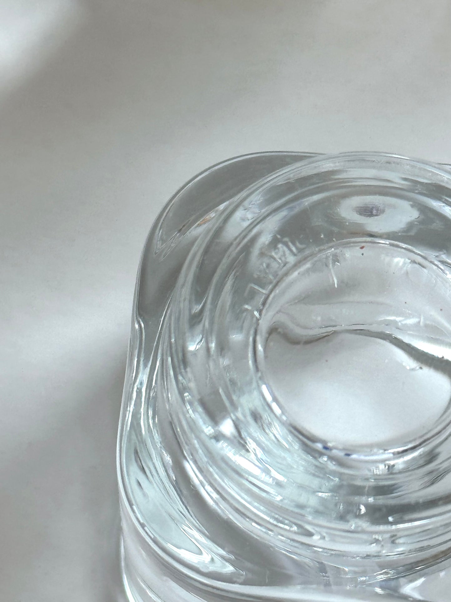 Italian glass egg cups