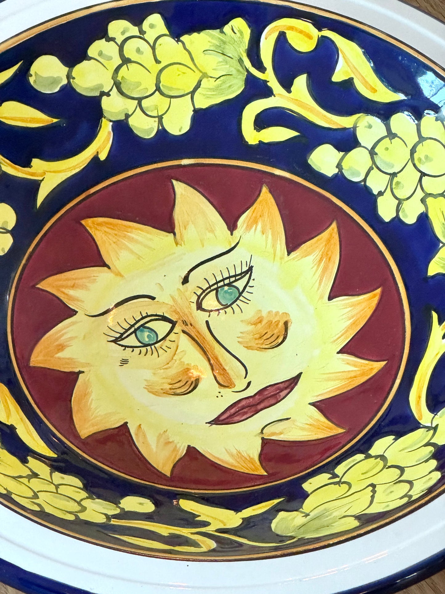 Ceramic sun bowl