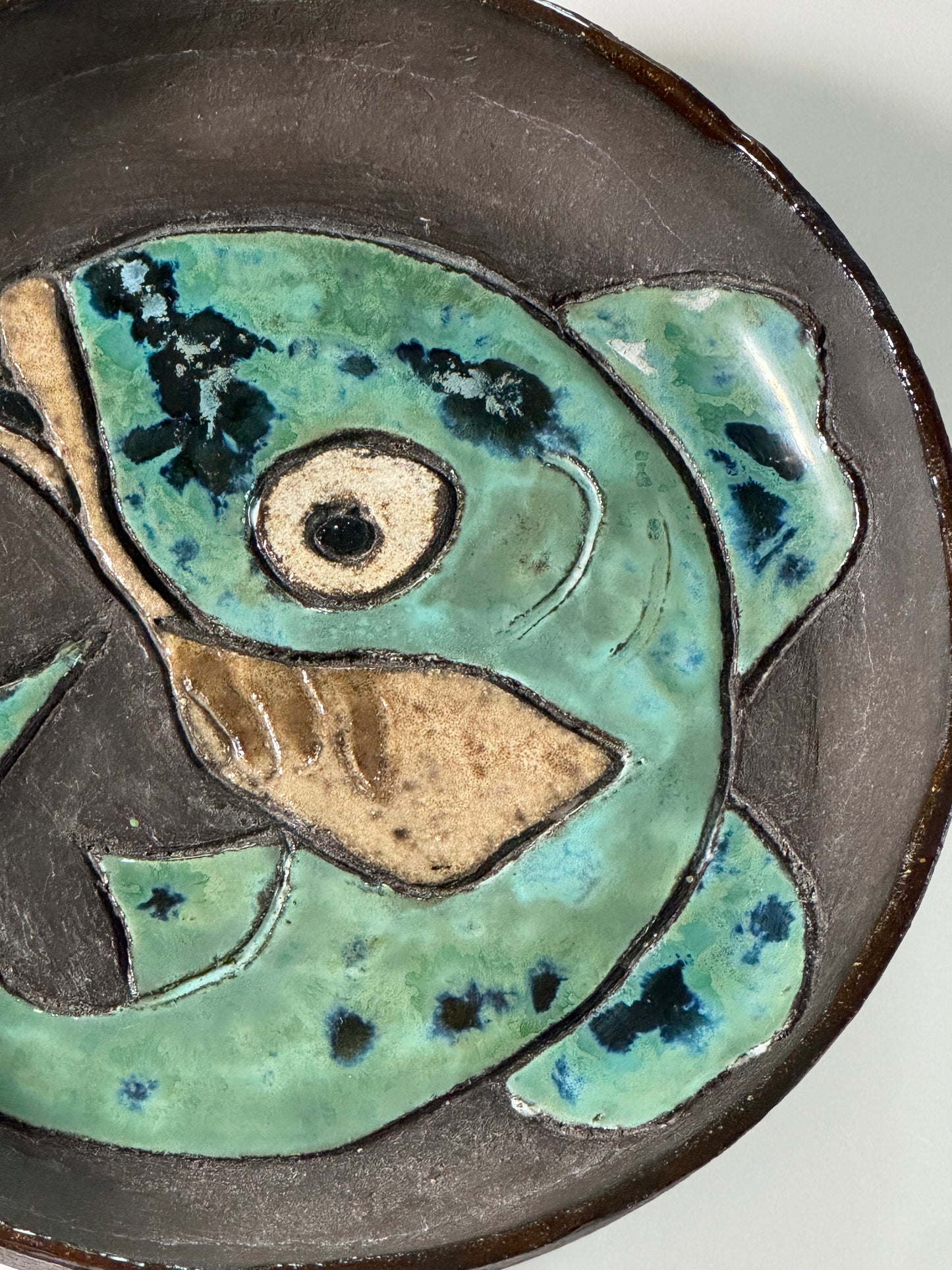 Ceramic fish dish